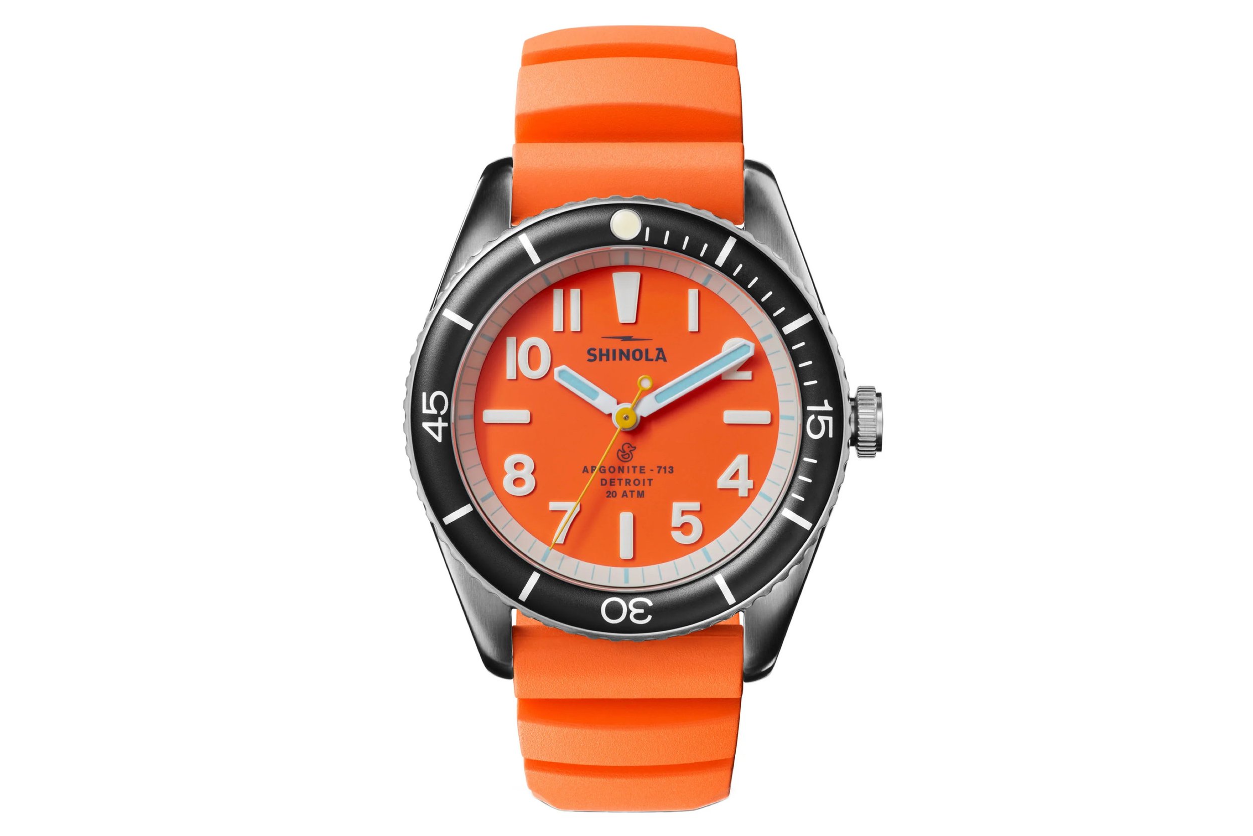 orange travel watch
