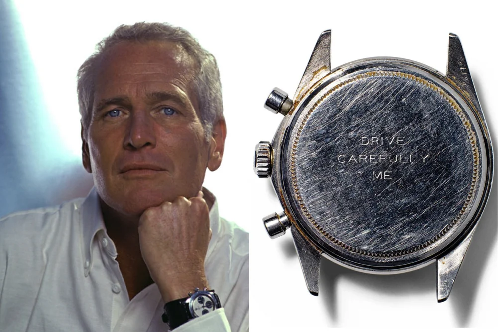 The Most Famous Watch Caseback Engravings Paul Newman, Marlon Brando