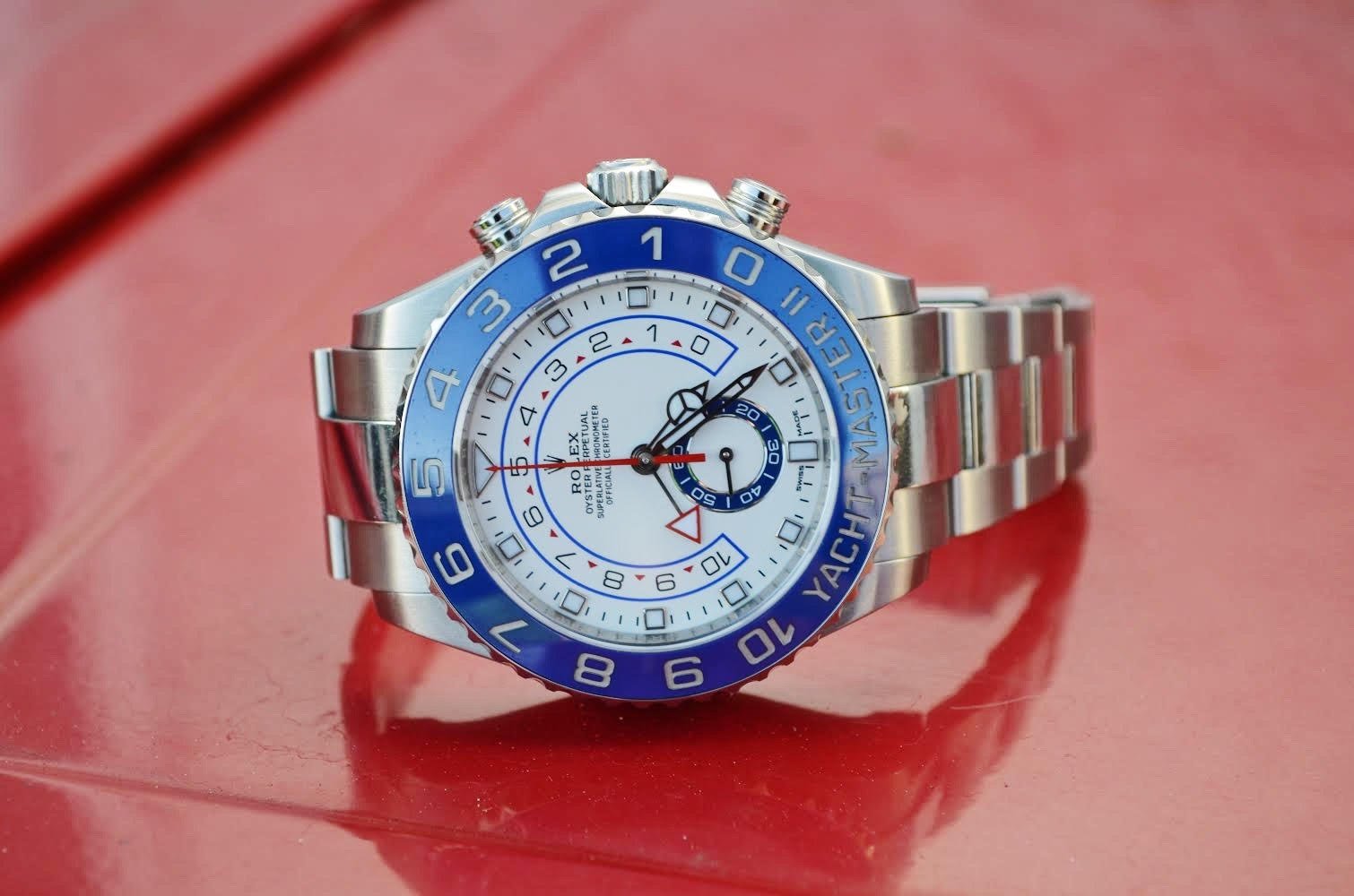 rolex yacht master white dial