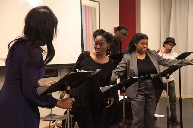 #ThrowbackThursday to our On Her Shoulders reading of PECULIAR SAM or, THE UNDERGROUND RAILROAD by Pauline Hopkins. This piece is the oldest extant script for an African American woman playwright, that we know of. March is African American History Mo