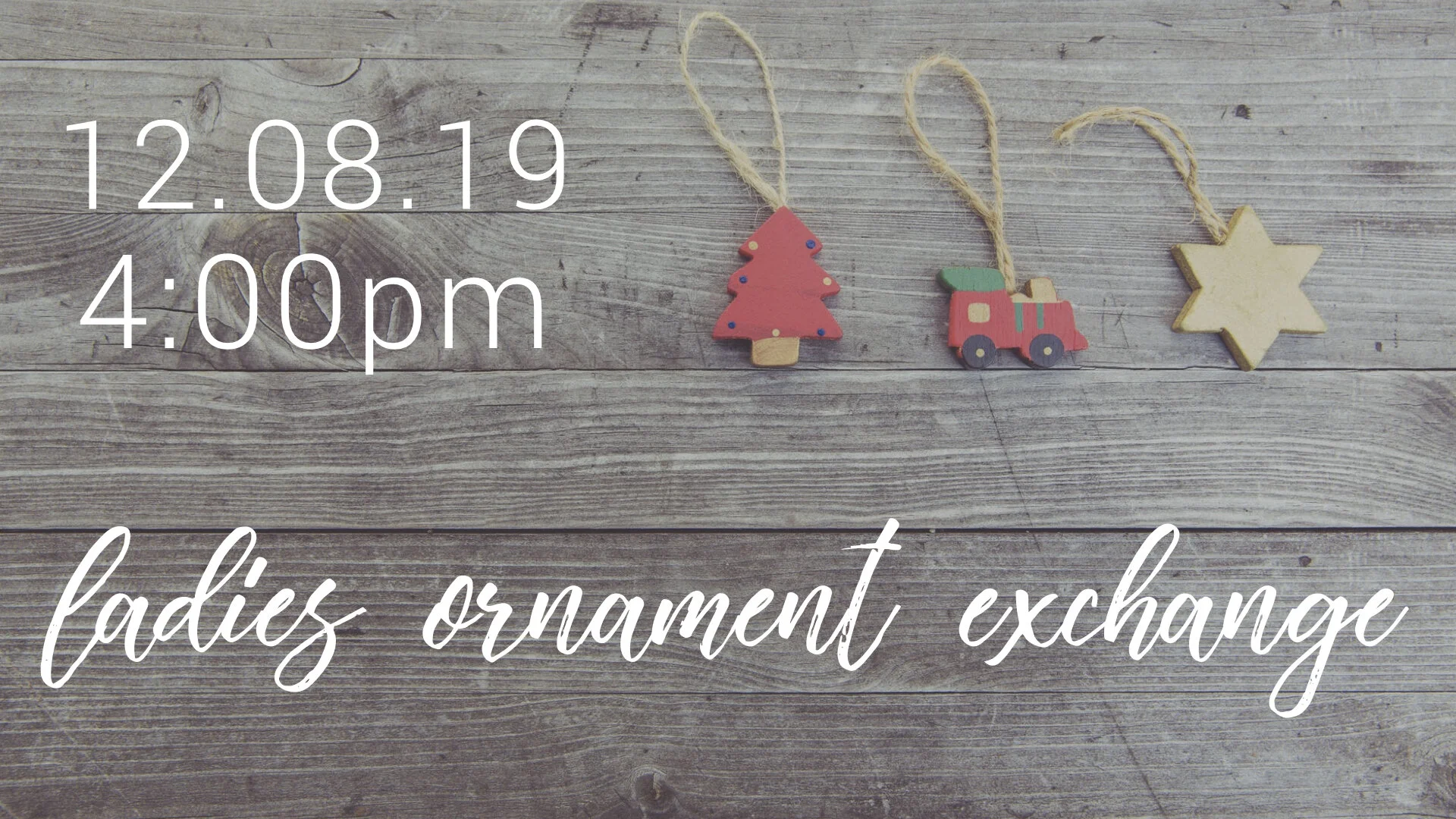 Ladies Ornament Exchange — Life Community Church