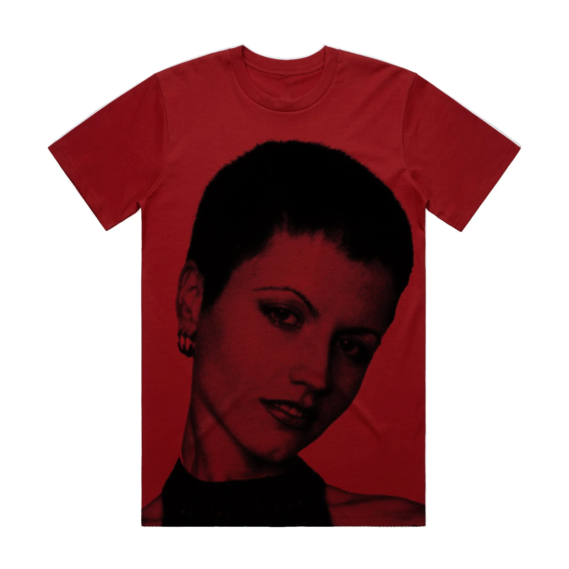 Dolores O'Riordan dark red WB.jpg