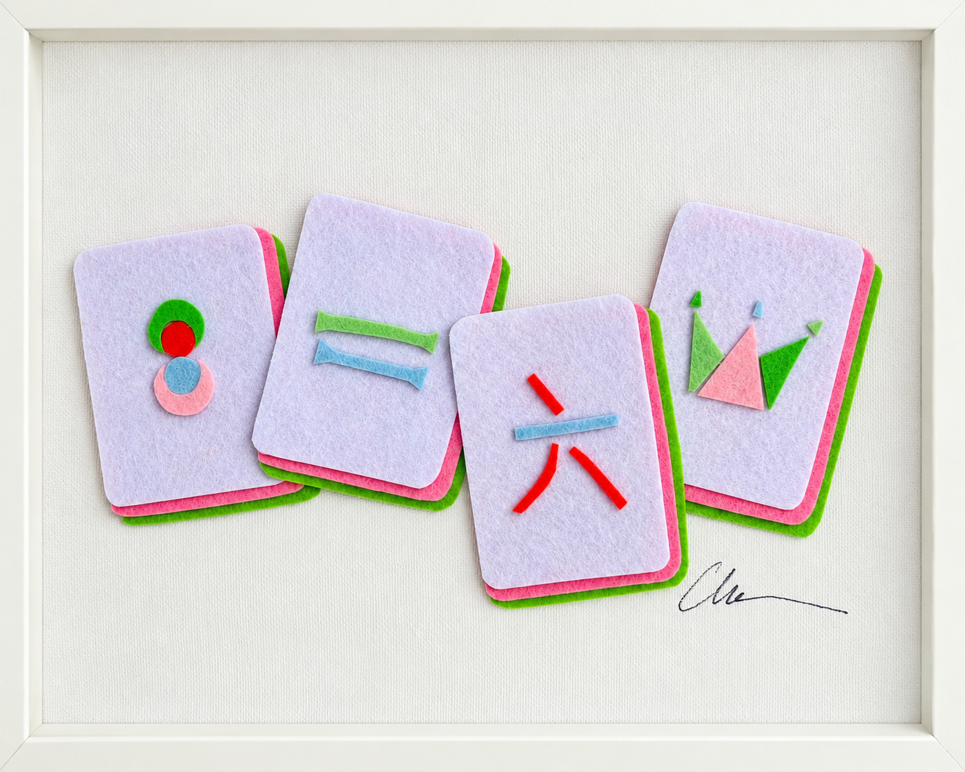 Palm Mahjong Tiles
