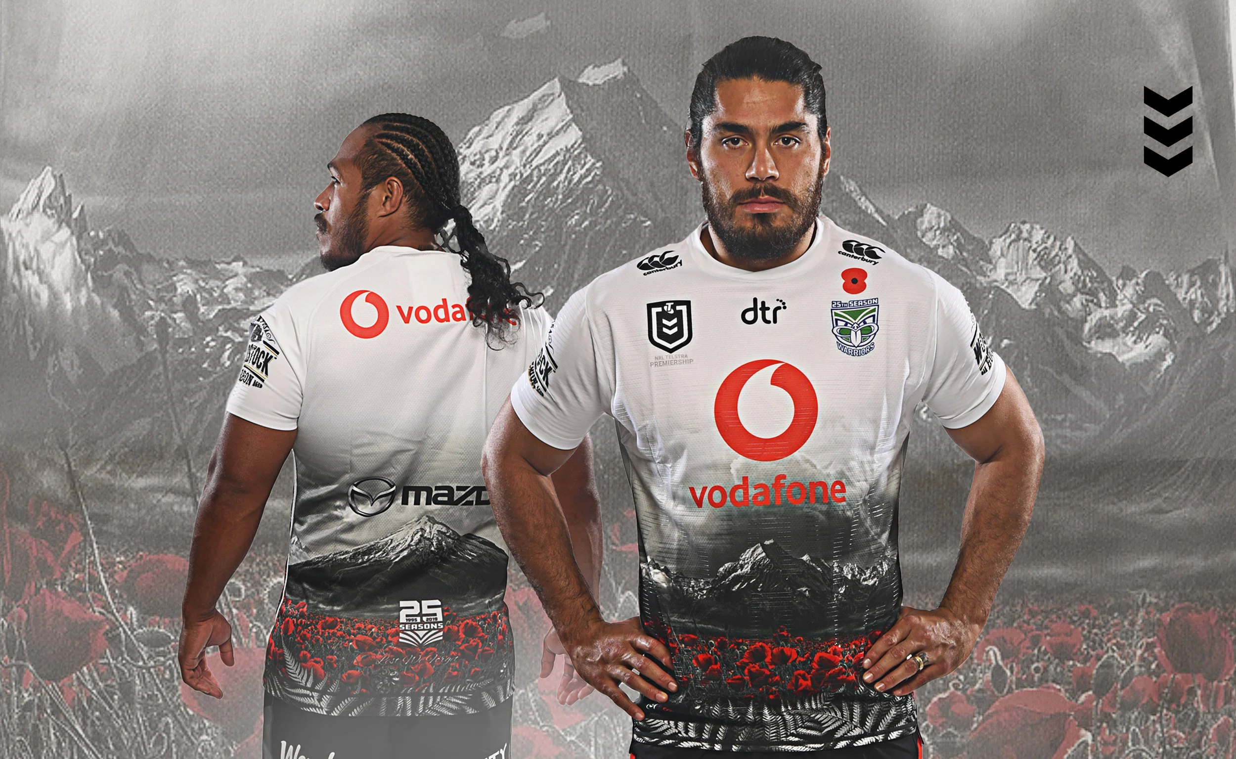 VODAFONE WARRIORS TO WEAR SPECIAL JERSEY ON ANZAC DAY