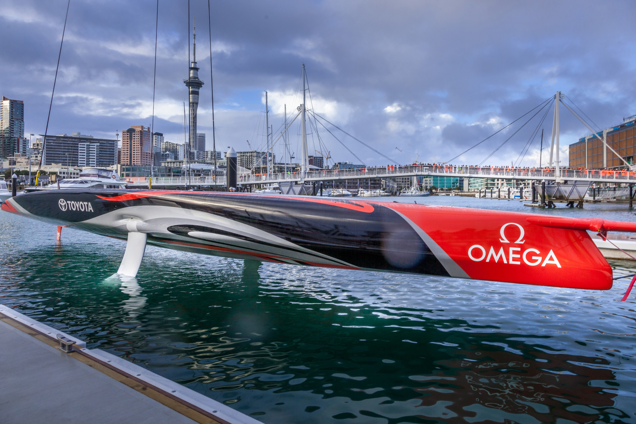 Toyota is the enduring supporter of Emirates Team New Zealand