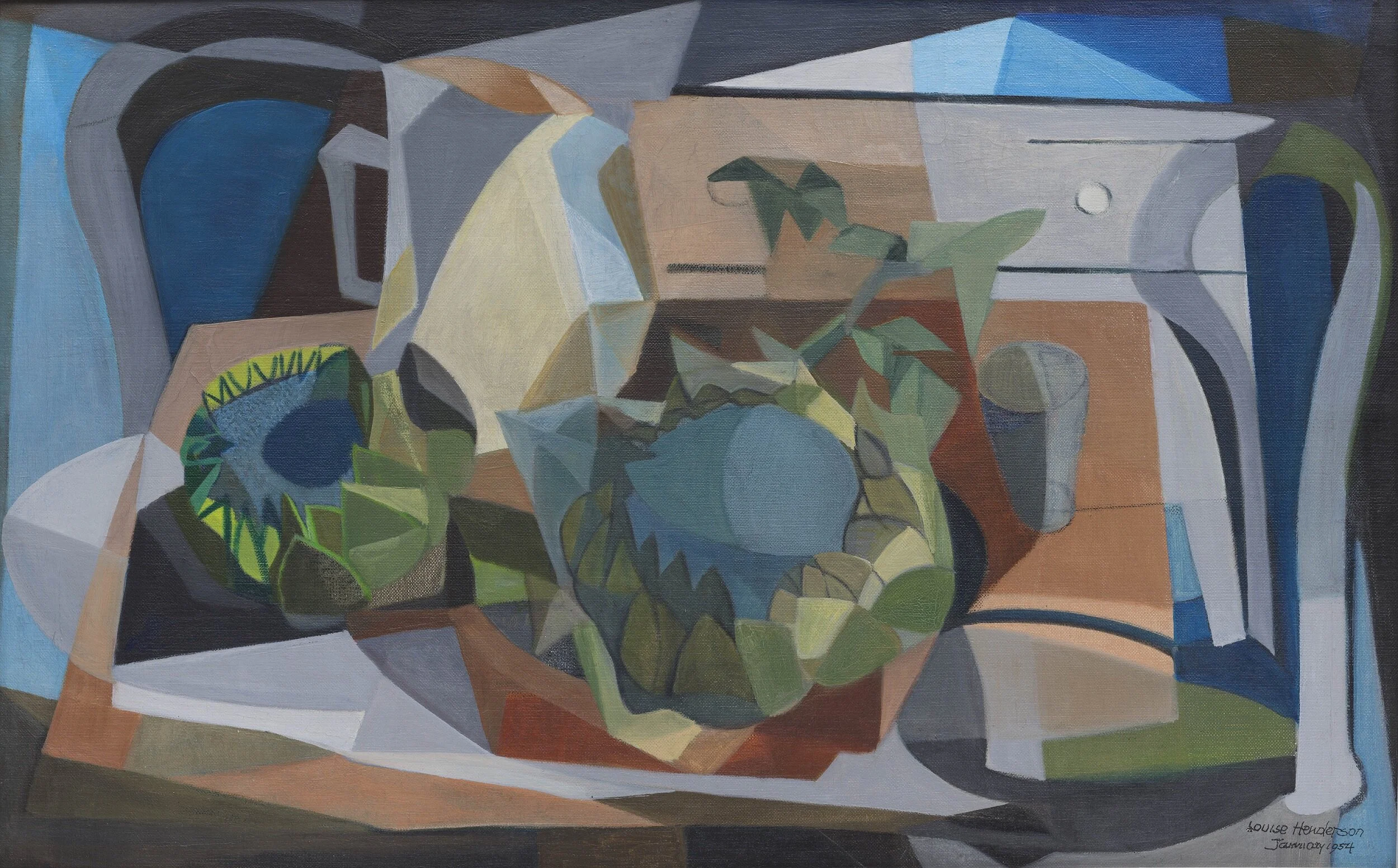 Louise Henderson; Cubist still life; 1954 (002).jpg