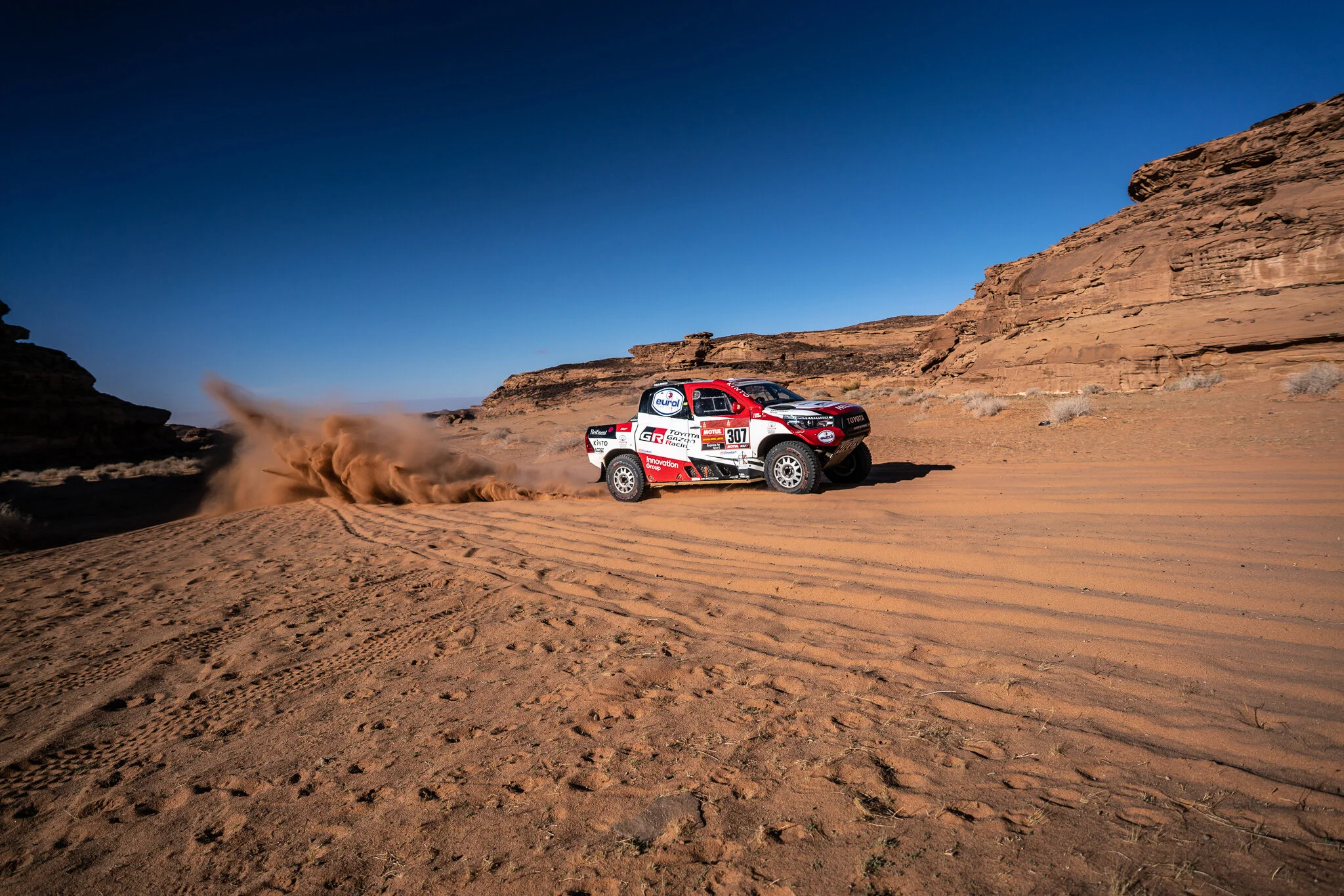 Consistency for TOYOTA GAZOO Racing crews on Dakar 2020 stage five