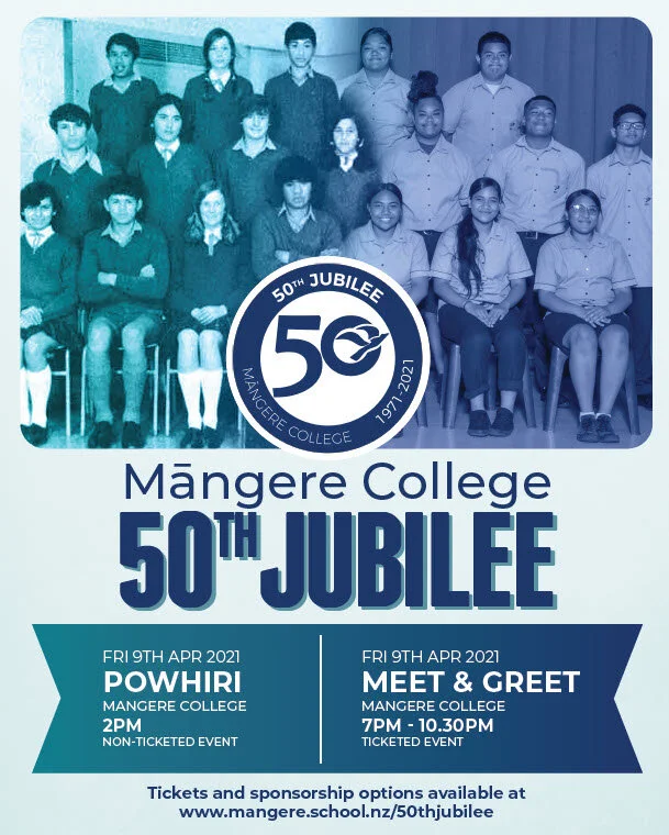 Māngere College calls for past students and staff to come and join the 50 year celebration