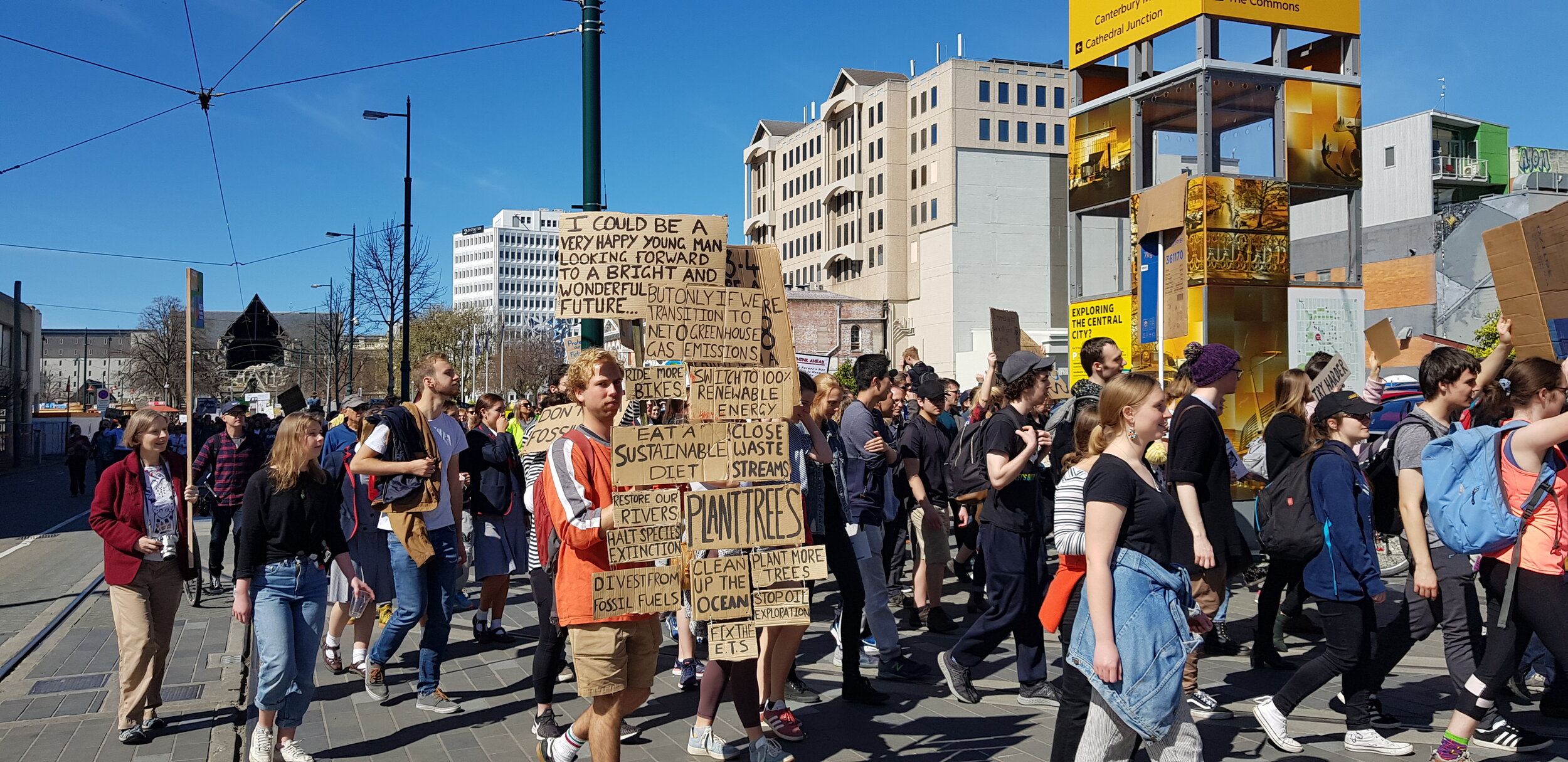 Tāmaki Makaurau students lead Schools Strike 4 Climate march