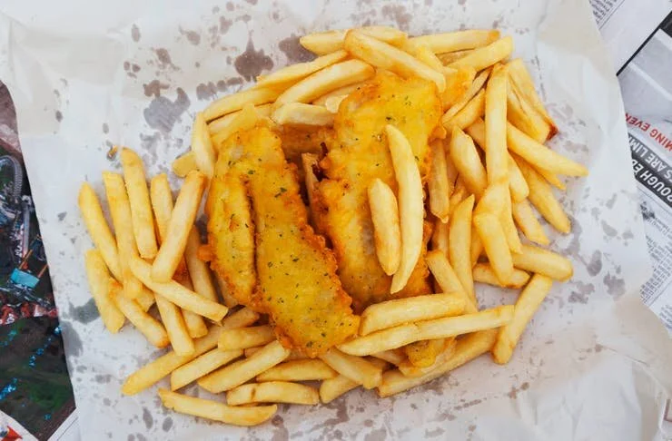 Fish and chips at the top of the covid menu?