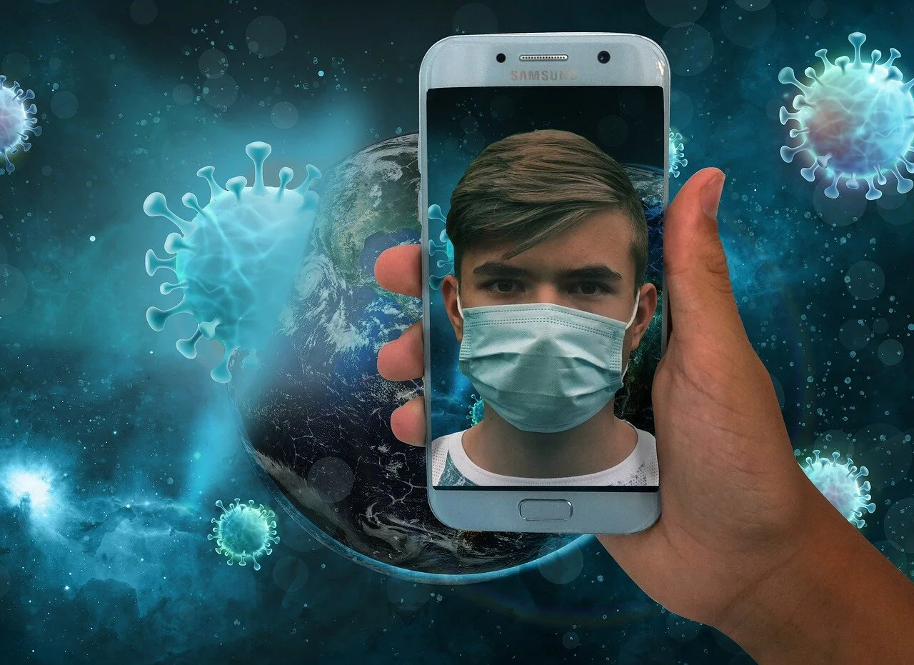 How is technology helping us during the global health crisis?