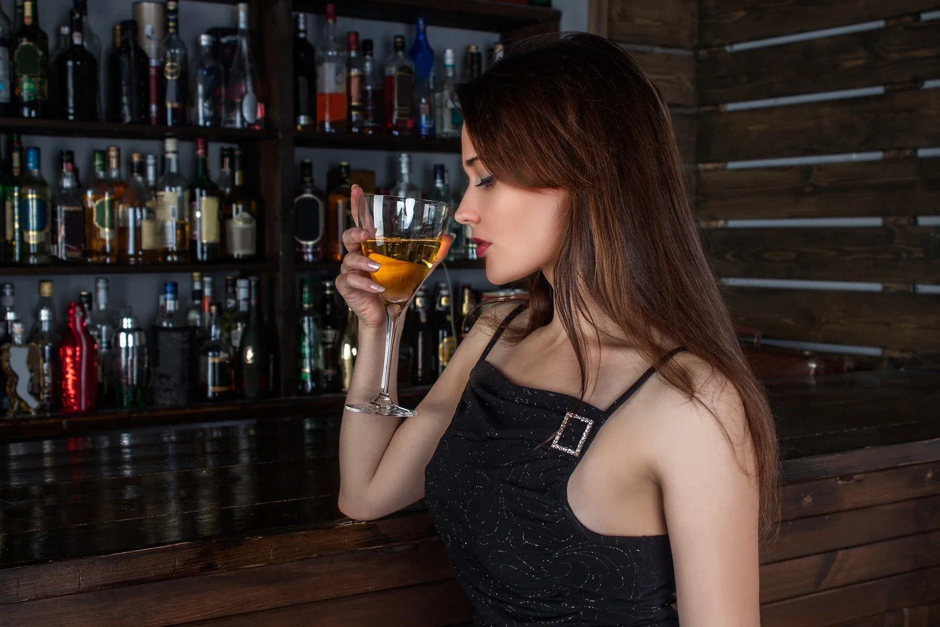 Spirits up, beer and wine down