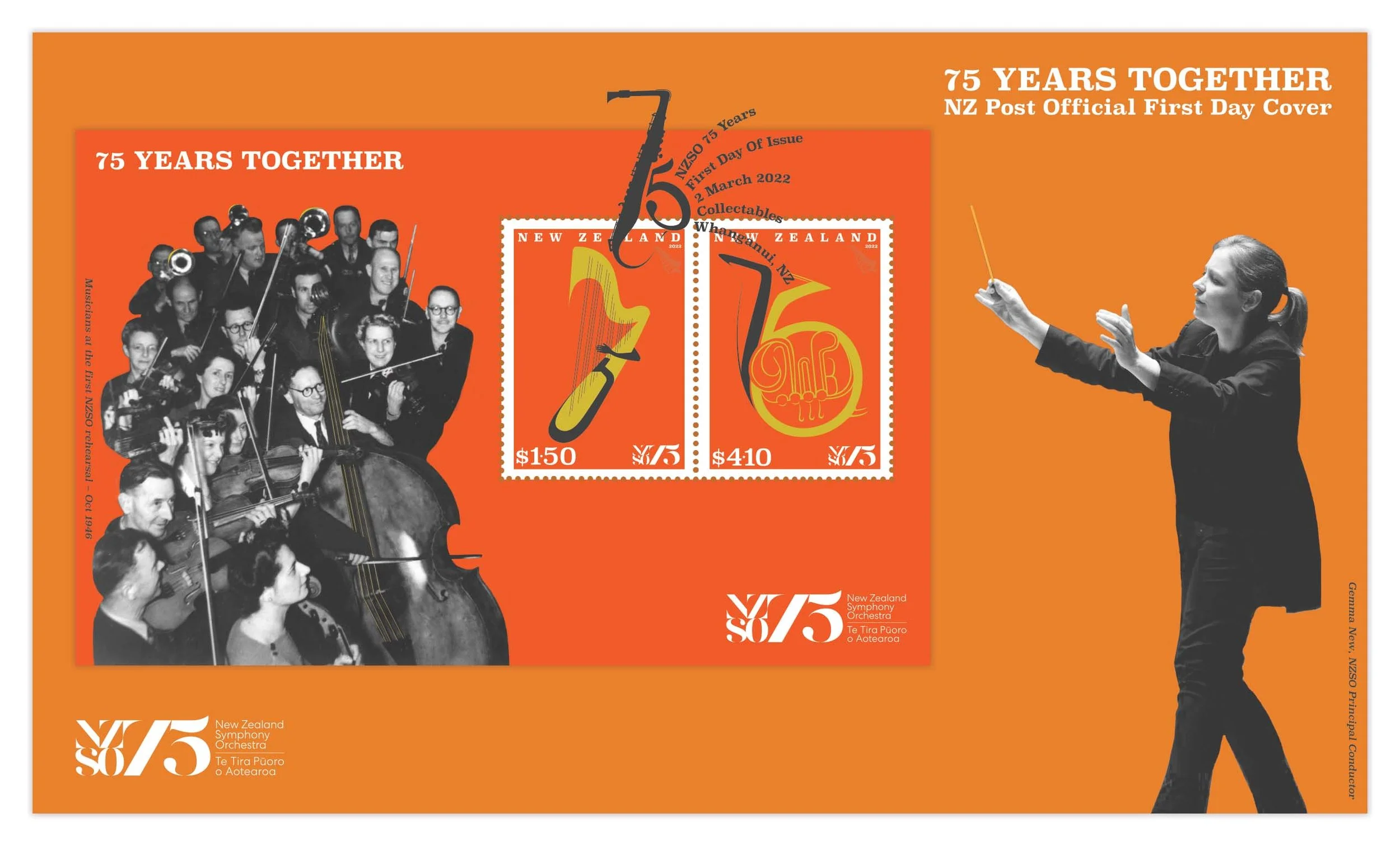NZ Symphony Orchestra stamps take centre stage 