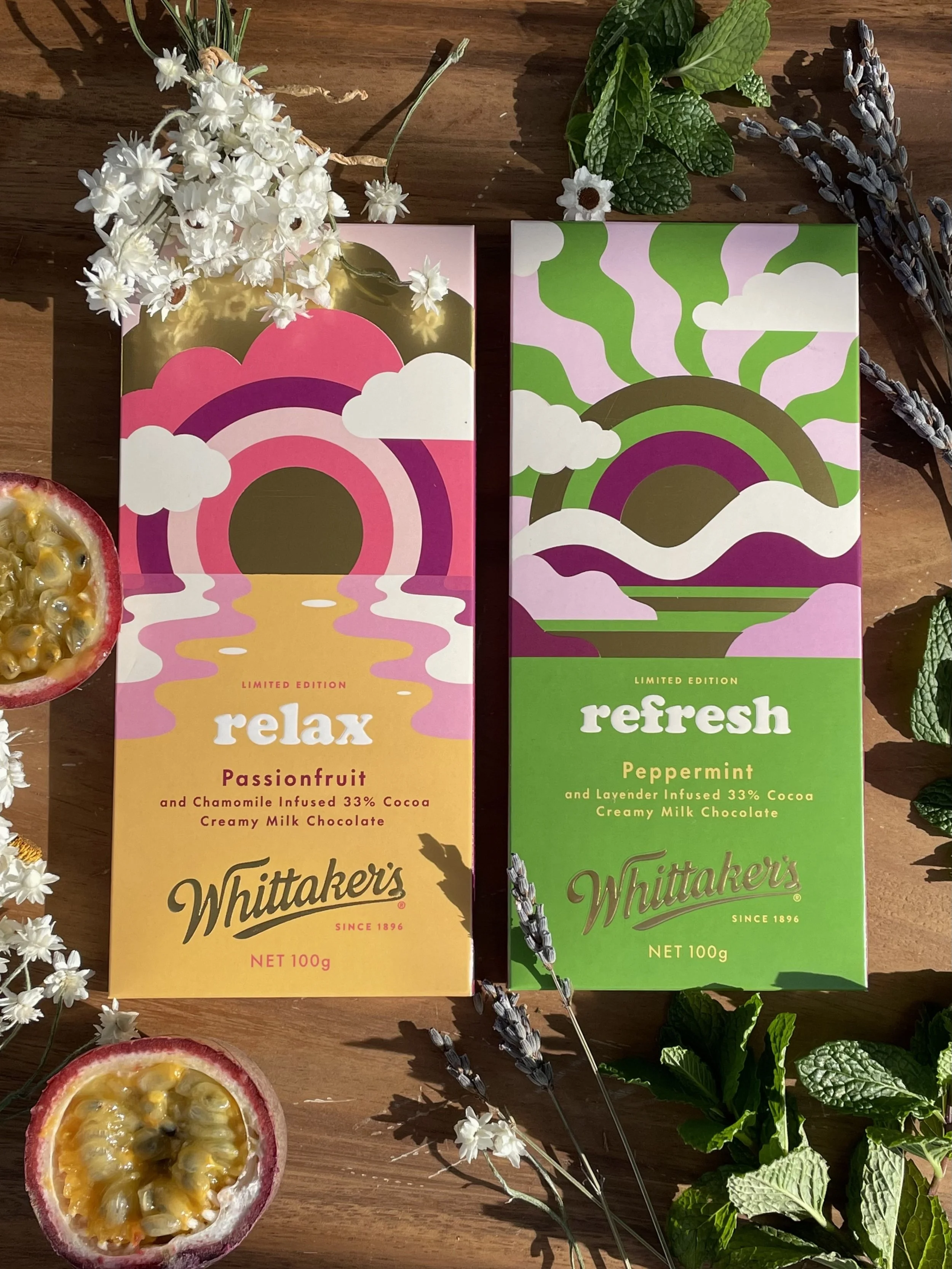 Whittaker’s invites Chocolate Lovers to Relax and Refresh with botanical infused chocolate 