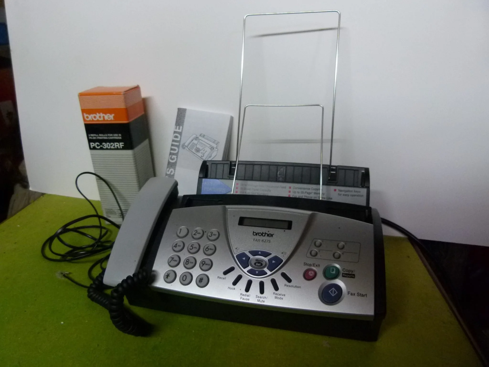 Old fax machines for scripts on their way out, maybe?