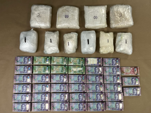 Cash, methamphetamine recovered in 25th major drug bust in five years