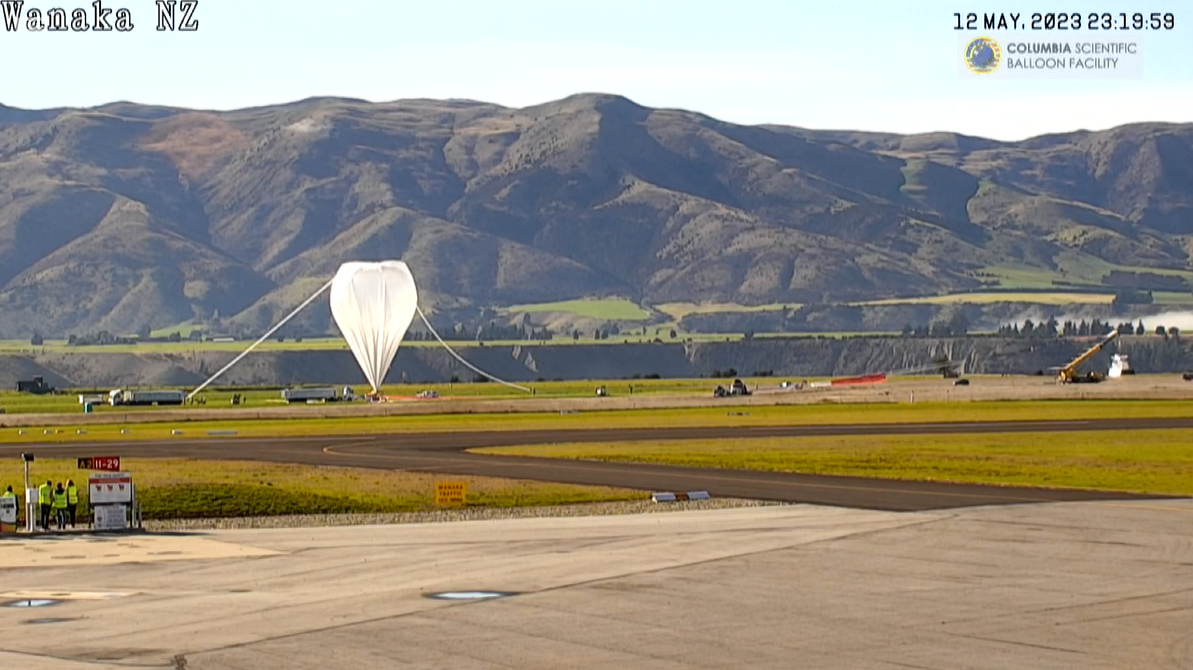 Another giant space balloon space launched from Wanaka