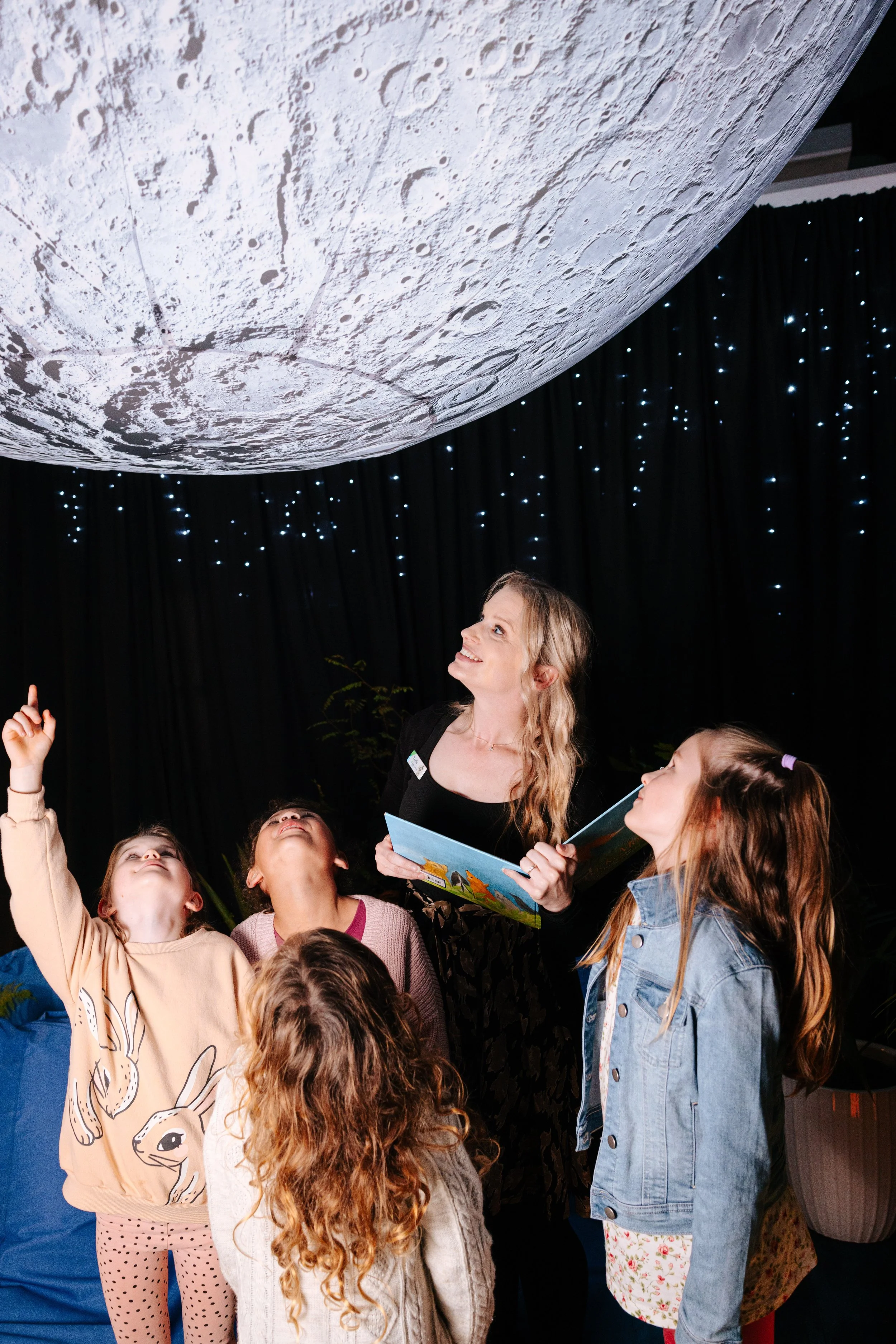 Moon lands in National Aquarium