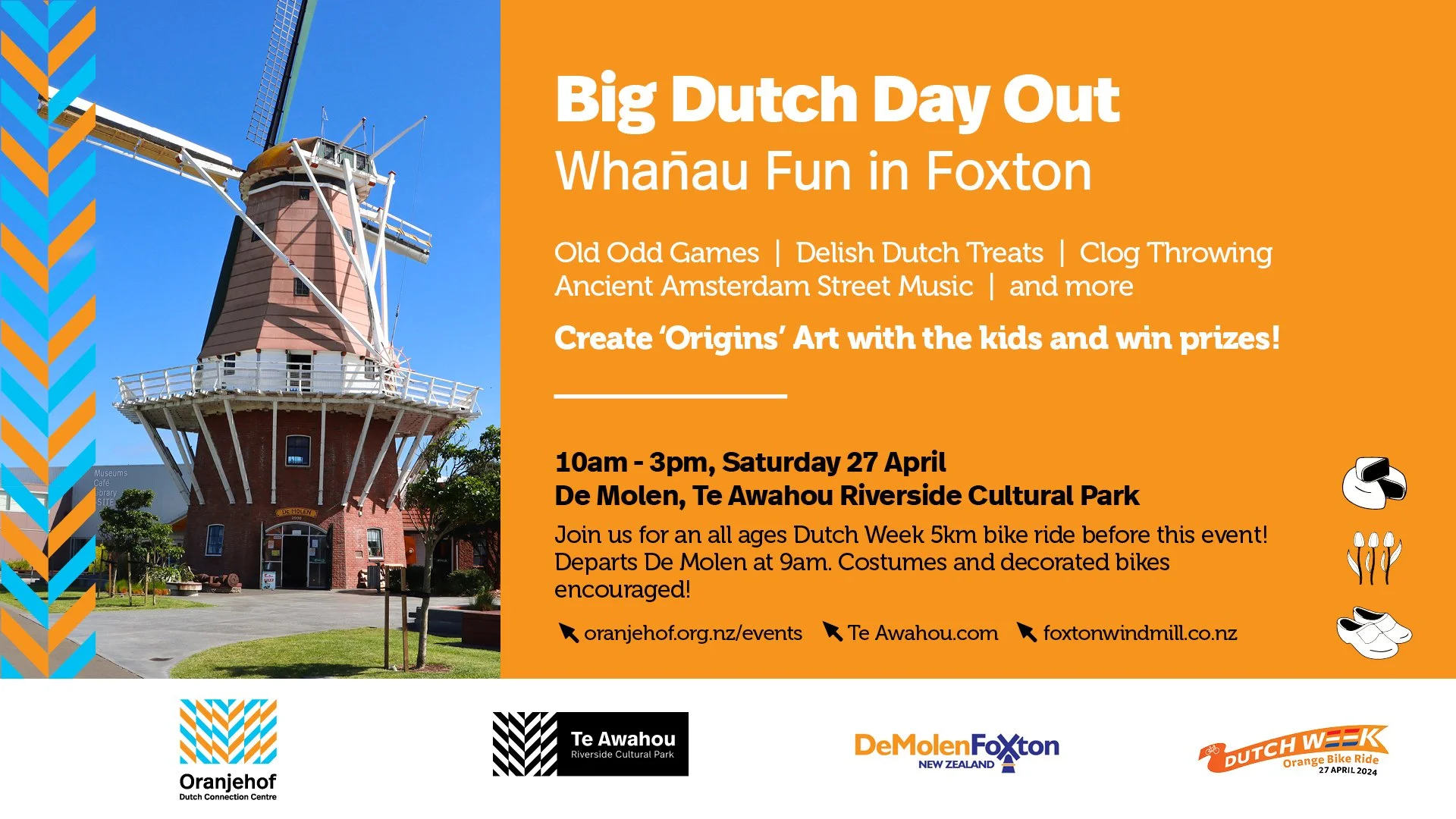 Foxton Opens National ‘Dutch Week’ –  With Colourful Art Competition and Plenty of Heritage