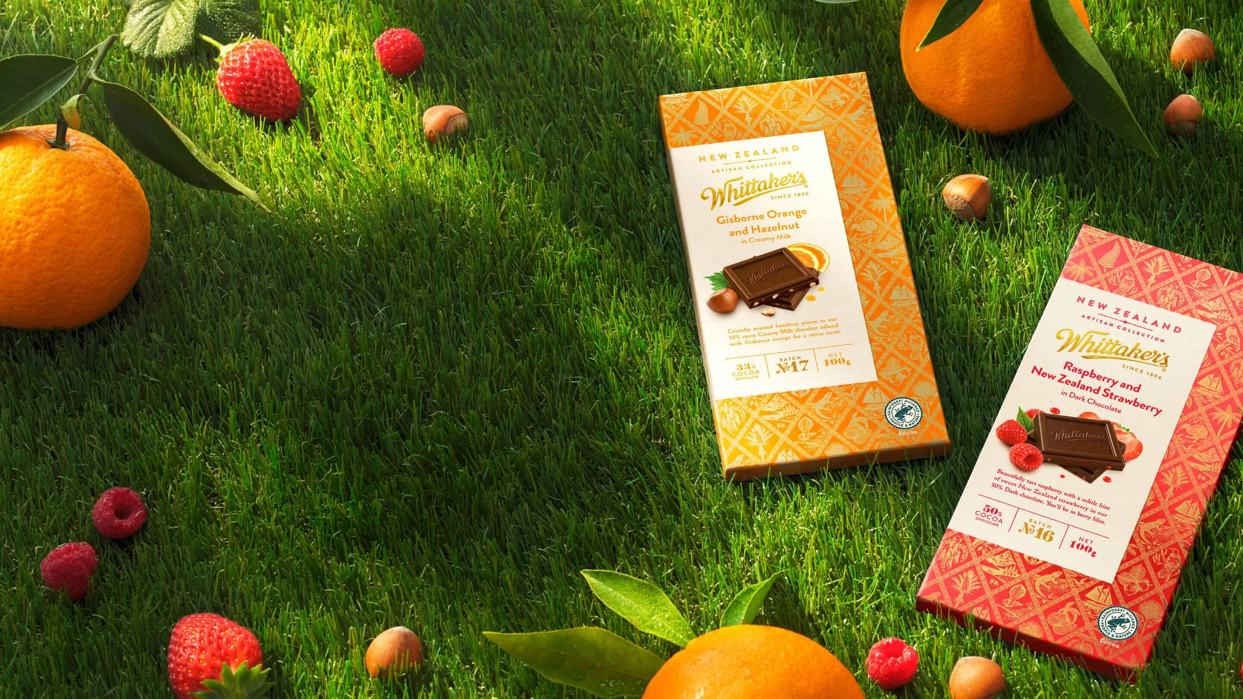 Whittaker’s indulges fruit lovers with two new Artisan Collection flavours