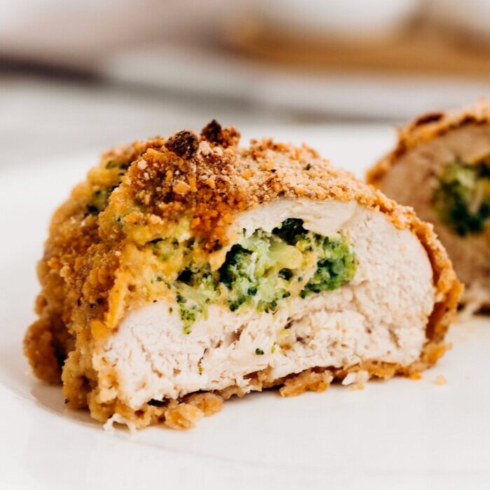 Stuffed Chicken & Broccoli