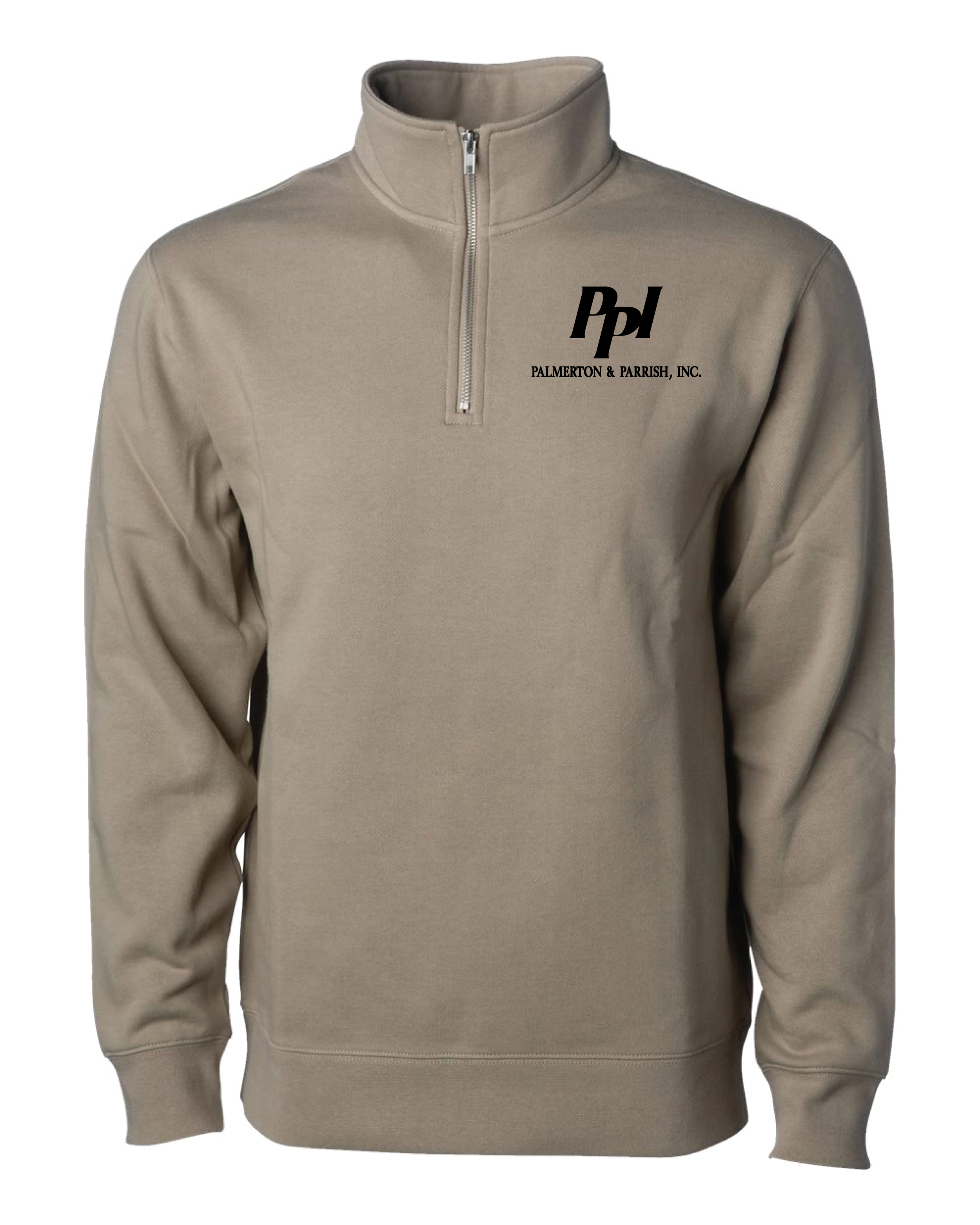 Independent Trading Co. Unisex Midweight Quarter-Zip Pullover - SS4600QZ Cement.png