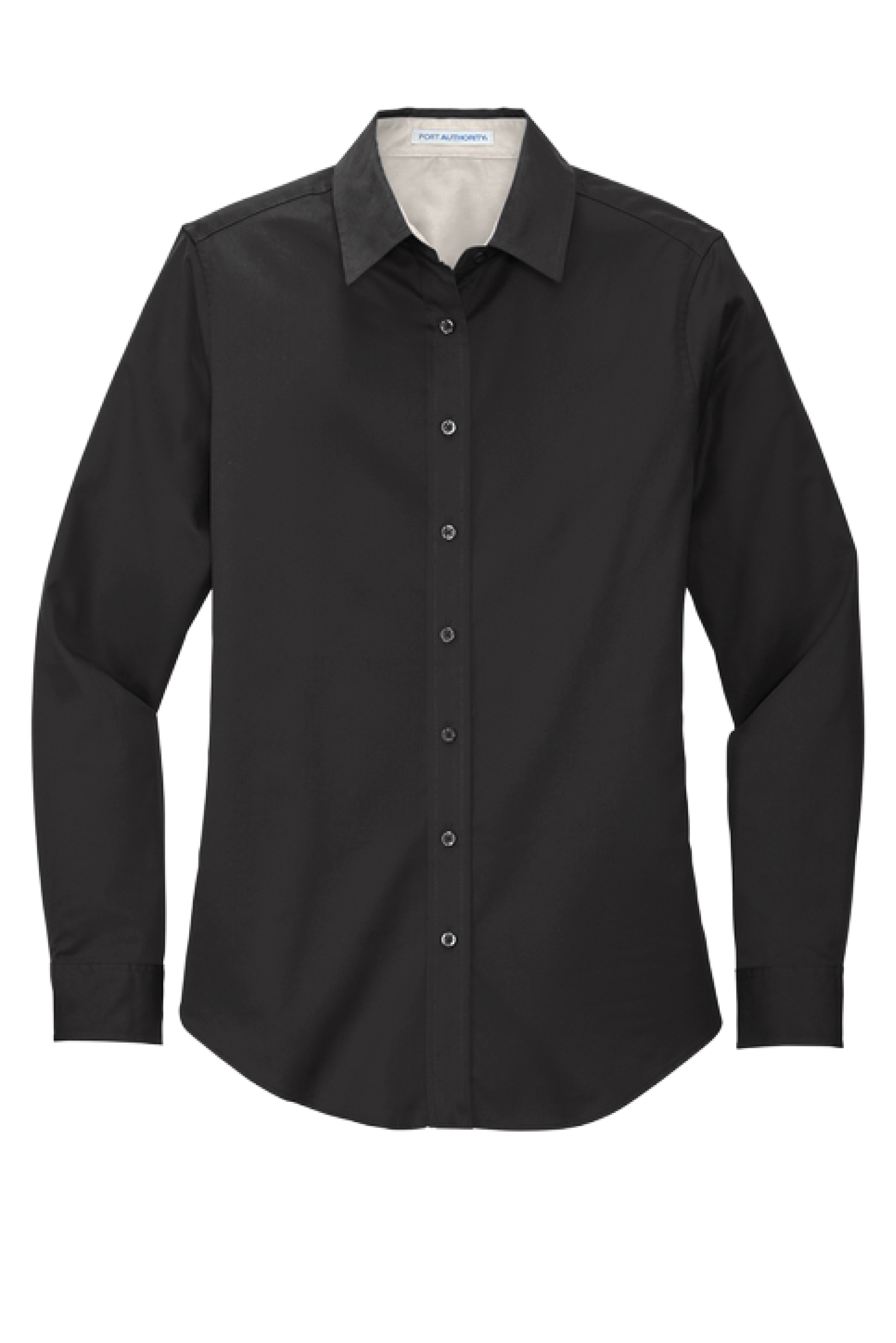 Button Up Womens Black.png