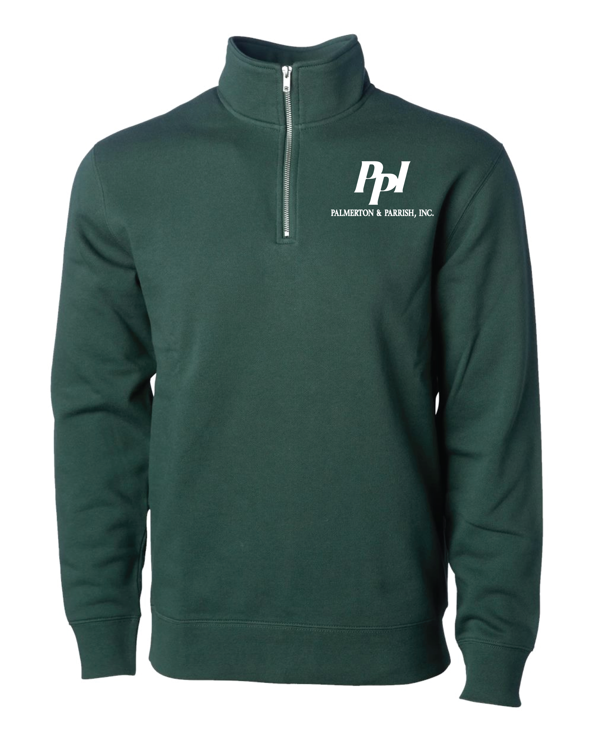 Independent Trading Co. Unisex Midweight Quarter-Zip Pullover - SS4600QZ Alpine Green.png