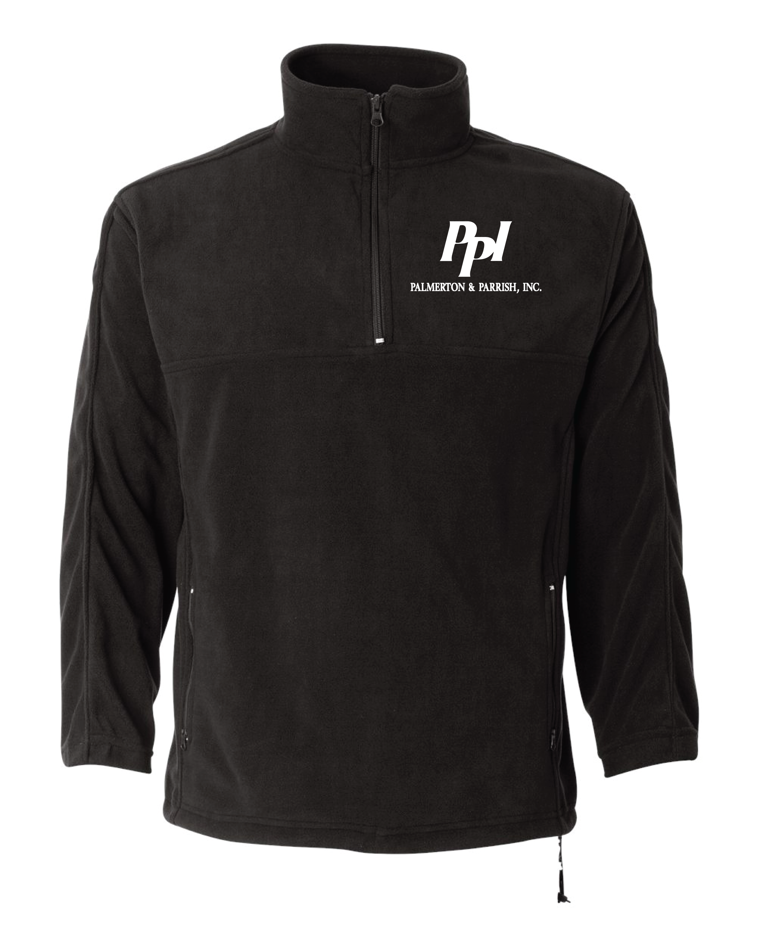 Sierra Pacific Men's Microfleece Quarter-Zip Pullover - 3351 Onyx Black.png