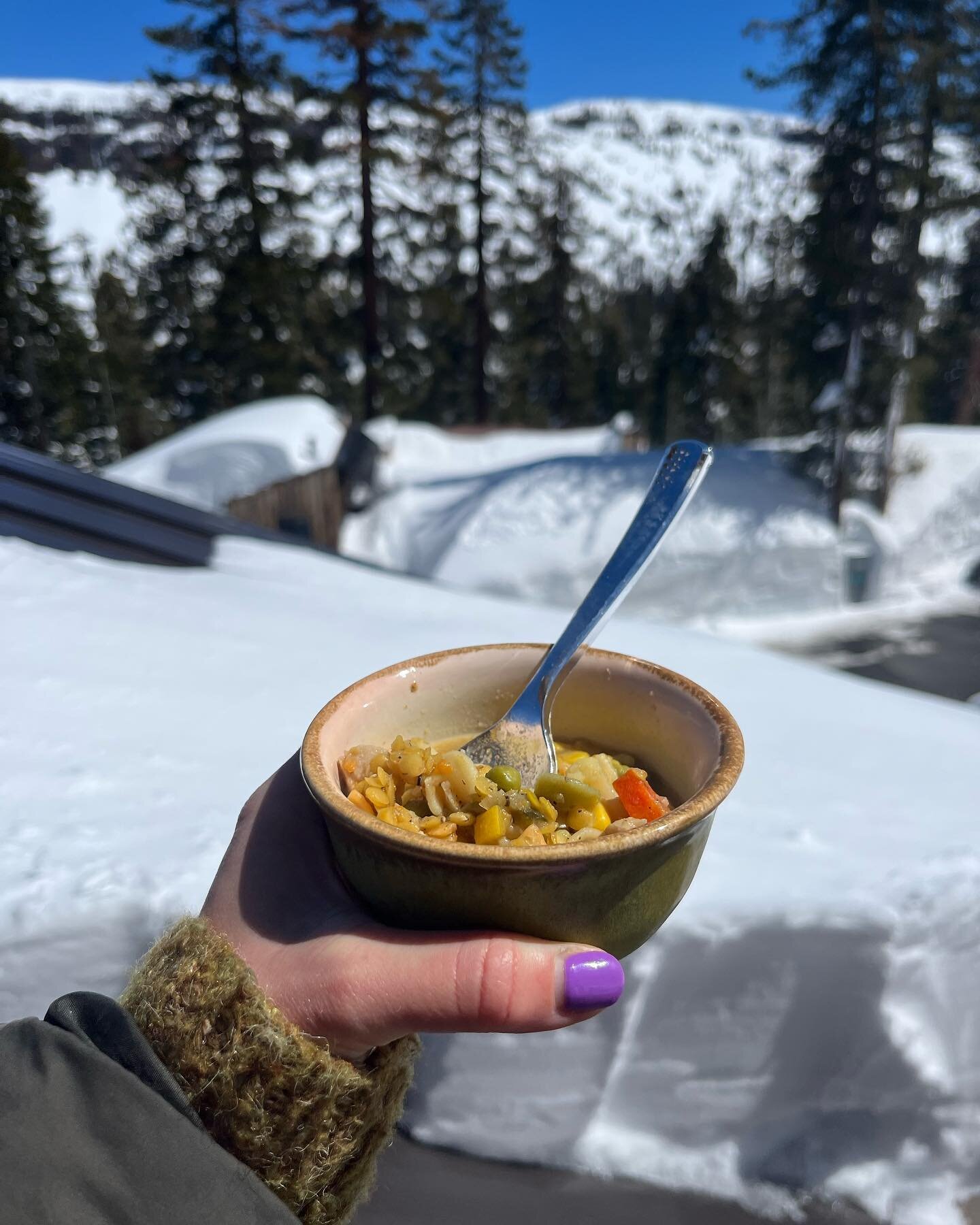 It's the people I tell you! With a loooooong and cold meeting up in kirkwood yesterday, it was only fitting that our contractor brought homemade chicken soup and our client provided lunch. It was such a special and comforting moment that reinforced h