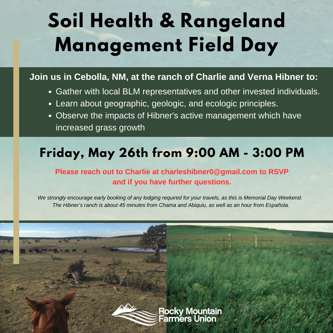 Soil Health and Rangeland Management Field Day at the Hibner Ranch