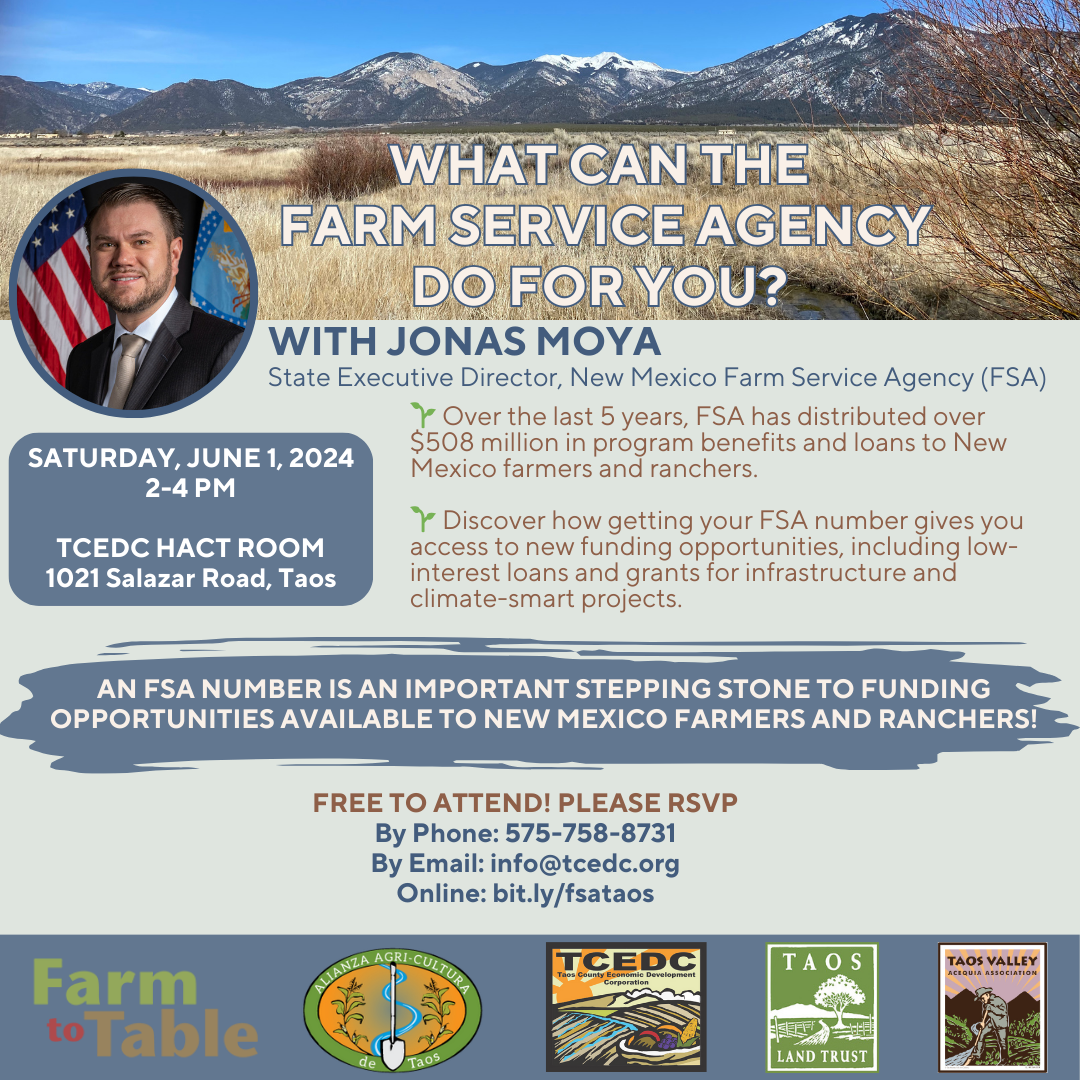 What can the Farm Service Agency do for YOU!