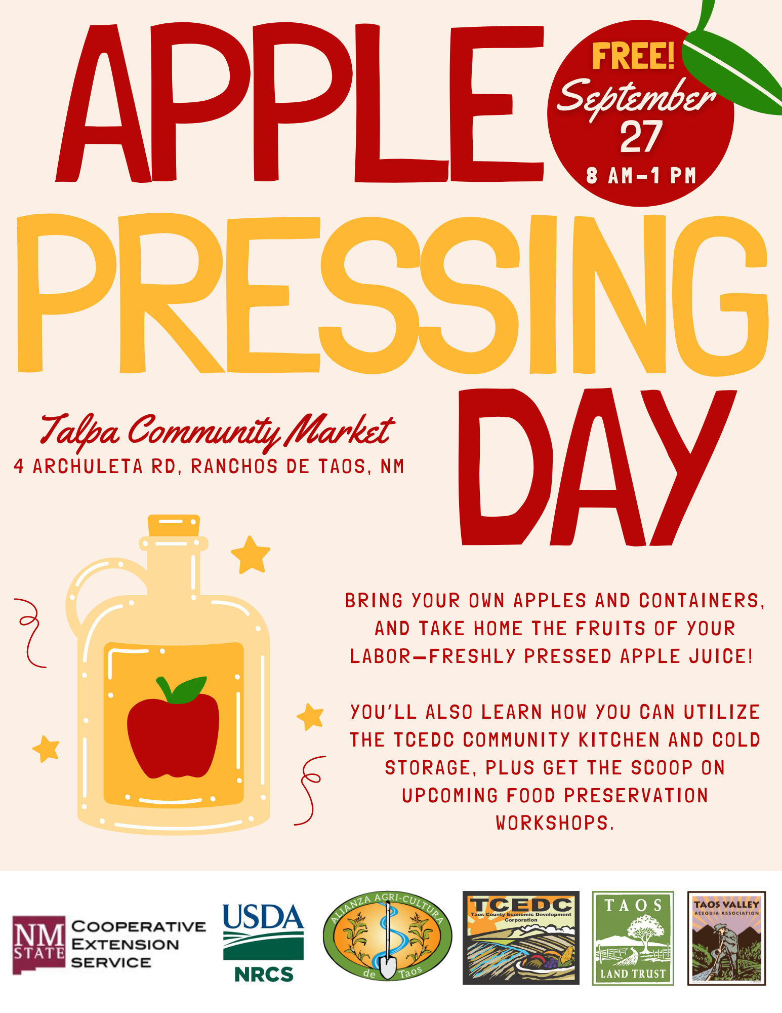 Community Apple Pressing Day