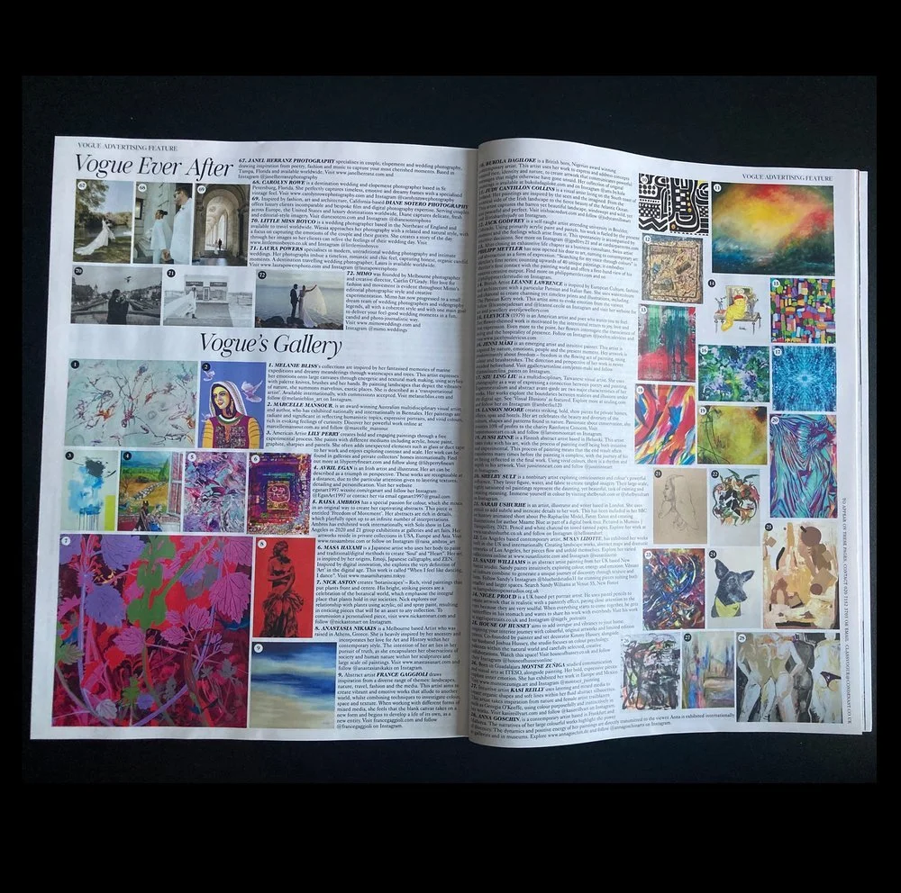 Mumina | Tranquility  featured in British Vogue-September issue, 2022