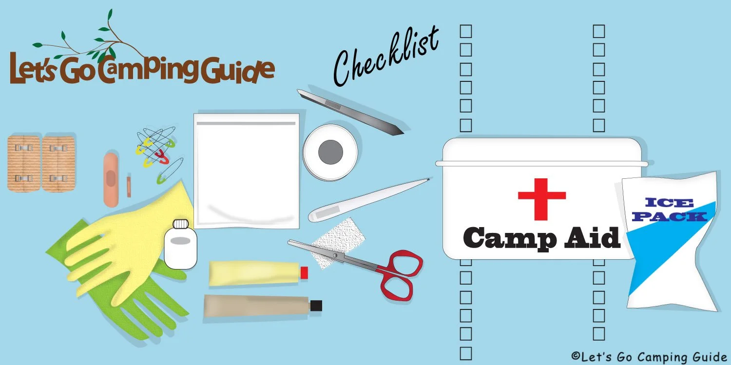 Camping EssentialsThe first aid kit. — Let's Go Camping Guide
