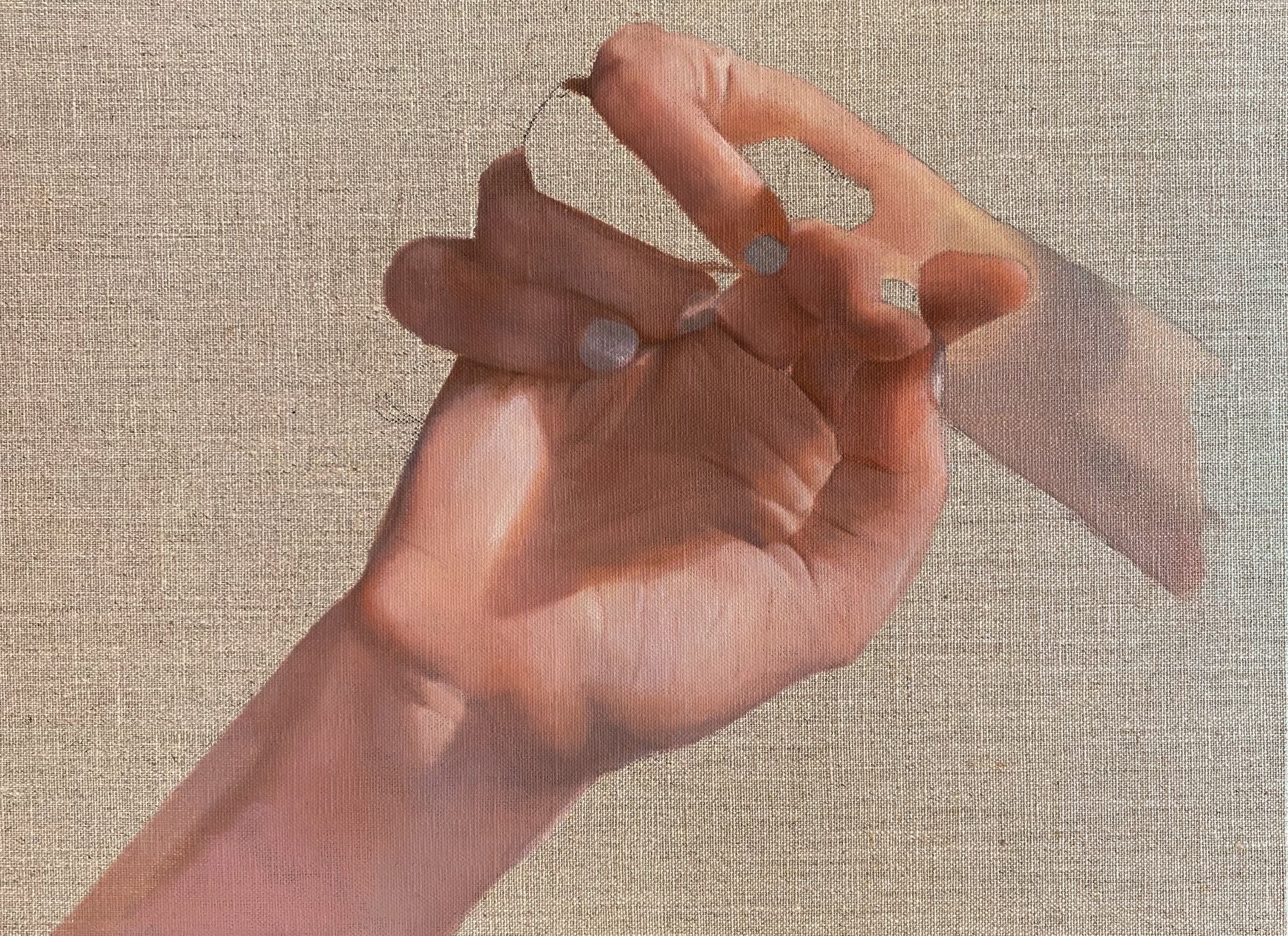   Monday Morning Hands   oil on linen  24x20 