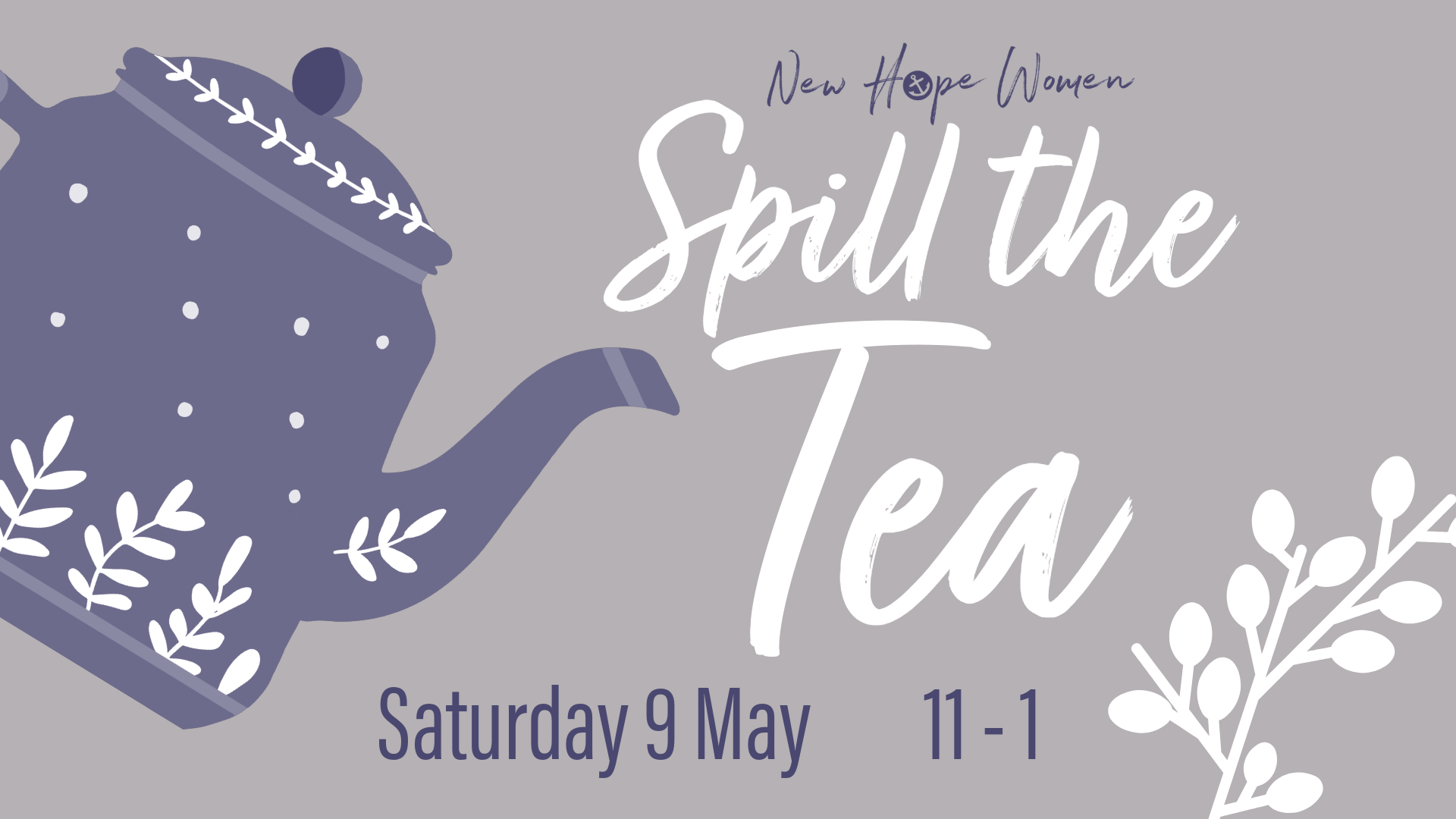 'Spill the Tea' Women's Event