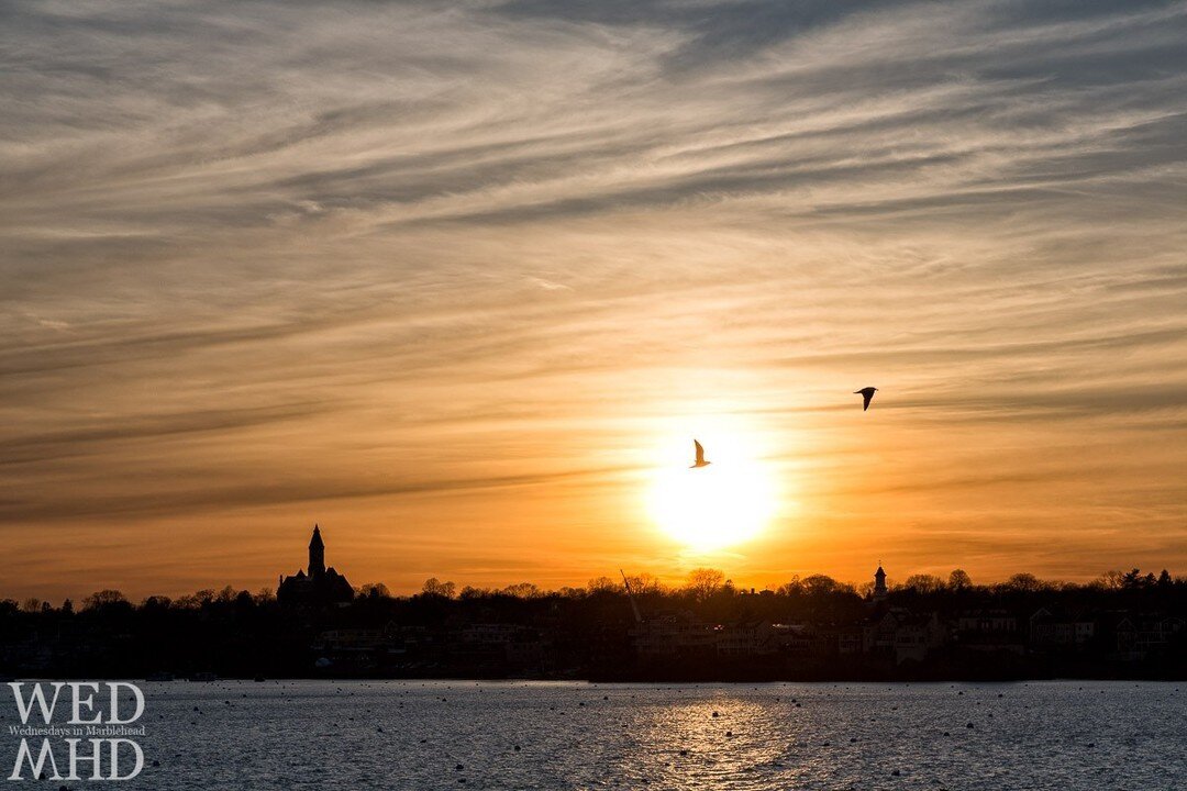 A stunning capture of our beautiful town by @wednesdays_in_marblehead ✨️