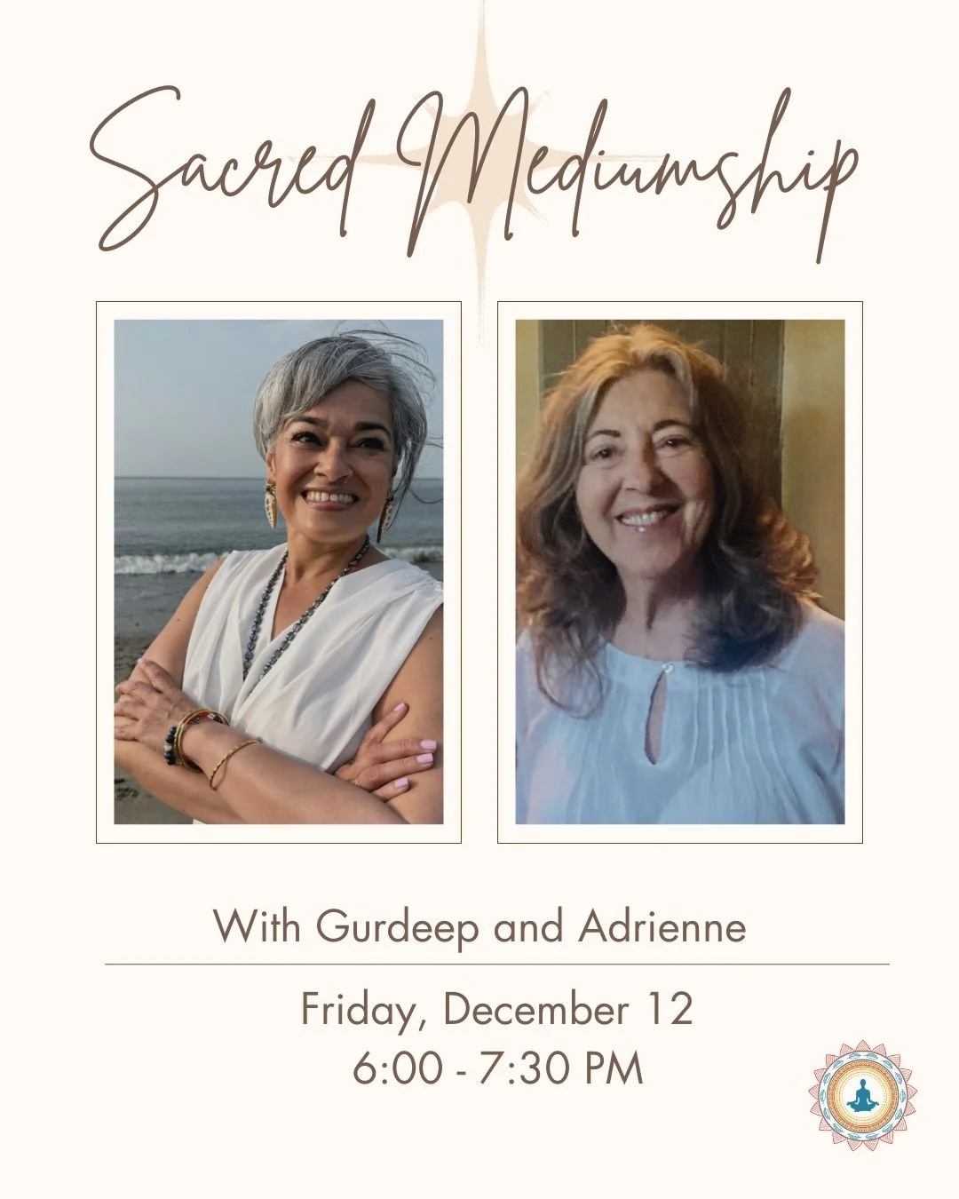 Another night of Spirit is here 🪶

Join certified Psychic Mediums Gurdeep Bhogal and Adrienne O'Keefe for a heartfelt evening of Psychic Mediumship. 

As the group gathers in a circle, Gurdeep and Adrienne will create a sacred space. They will then 