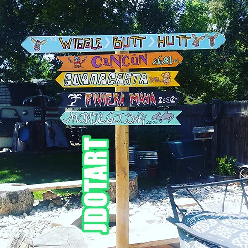 Tiki Bar Destination Signs 2020