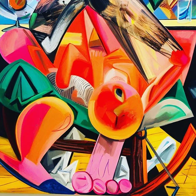Dana Schutz &lsquo;Breastfeeding&rsquo; 2015 #agnsw