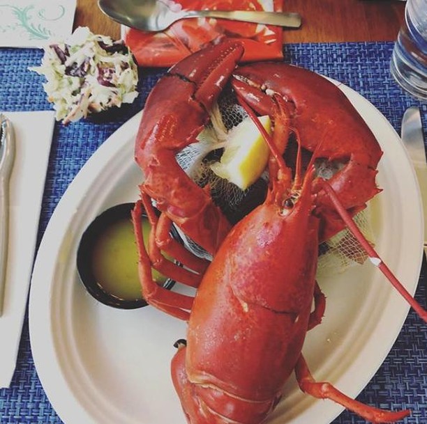 Happy Saturday! Let&rsquo;s eat lobster.
Have you booked your bake yet? 🦞
.
.
#happysaturday #eatlobster #clambakes #steak #fish #appetizers #wedoitall #cateredclambake #clambakecatering #deliveredclambake #caterer #backsidebakes #haveyoubookedyourb