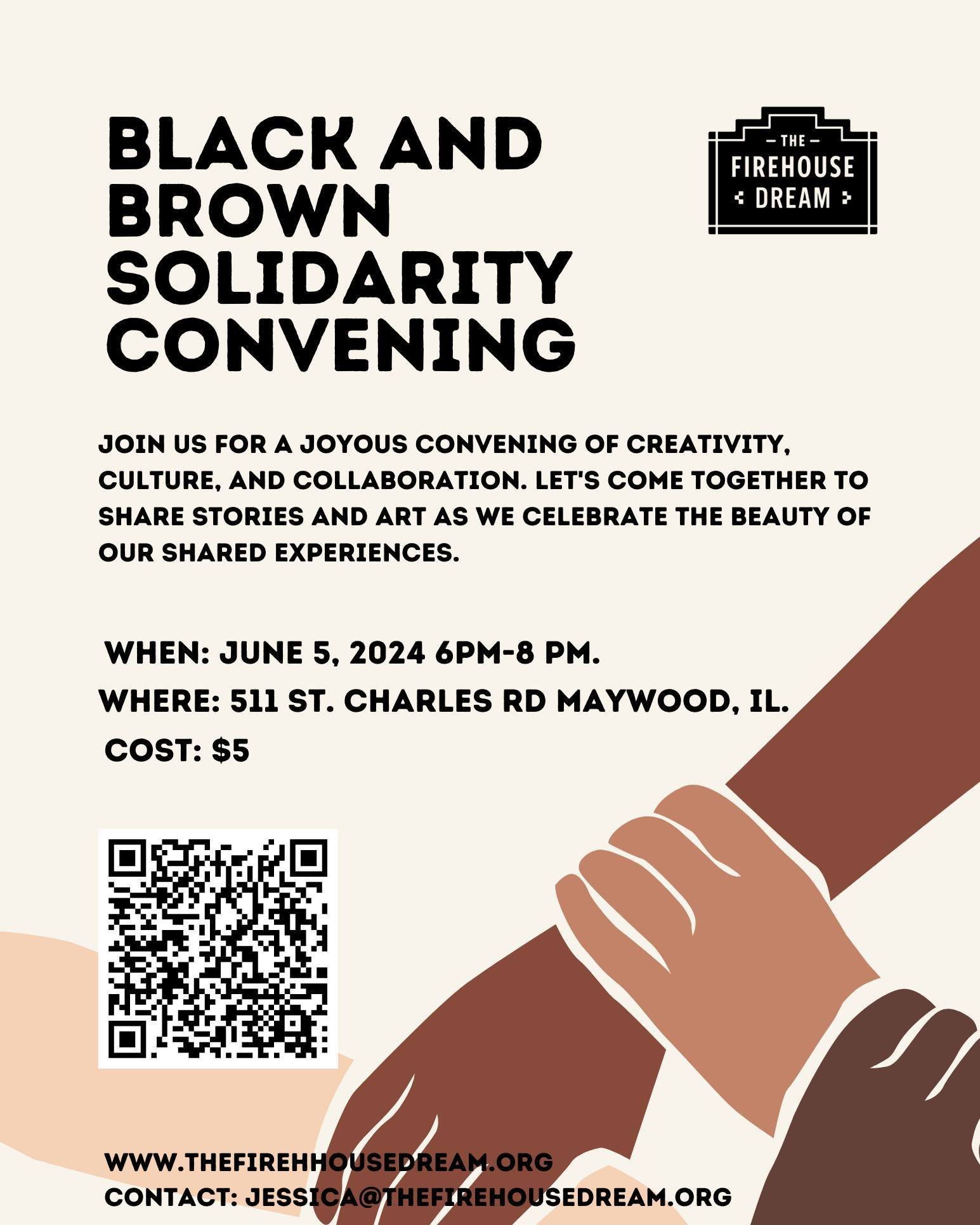 Hey neighbors! We are hosting an art convening on black and brown solidarity as we discuss the intersections of our experiences and strengthen our bonds as communities of color. Spread the word and bring your energy as we embark on this journey of so