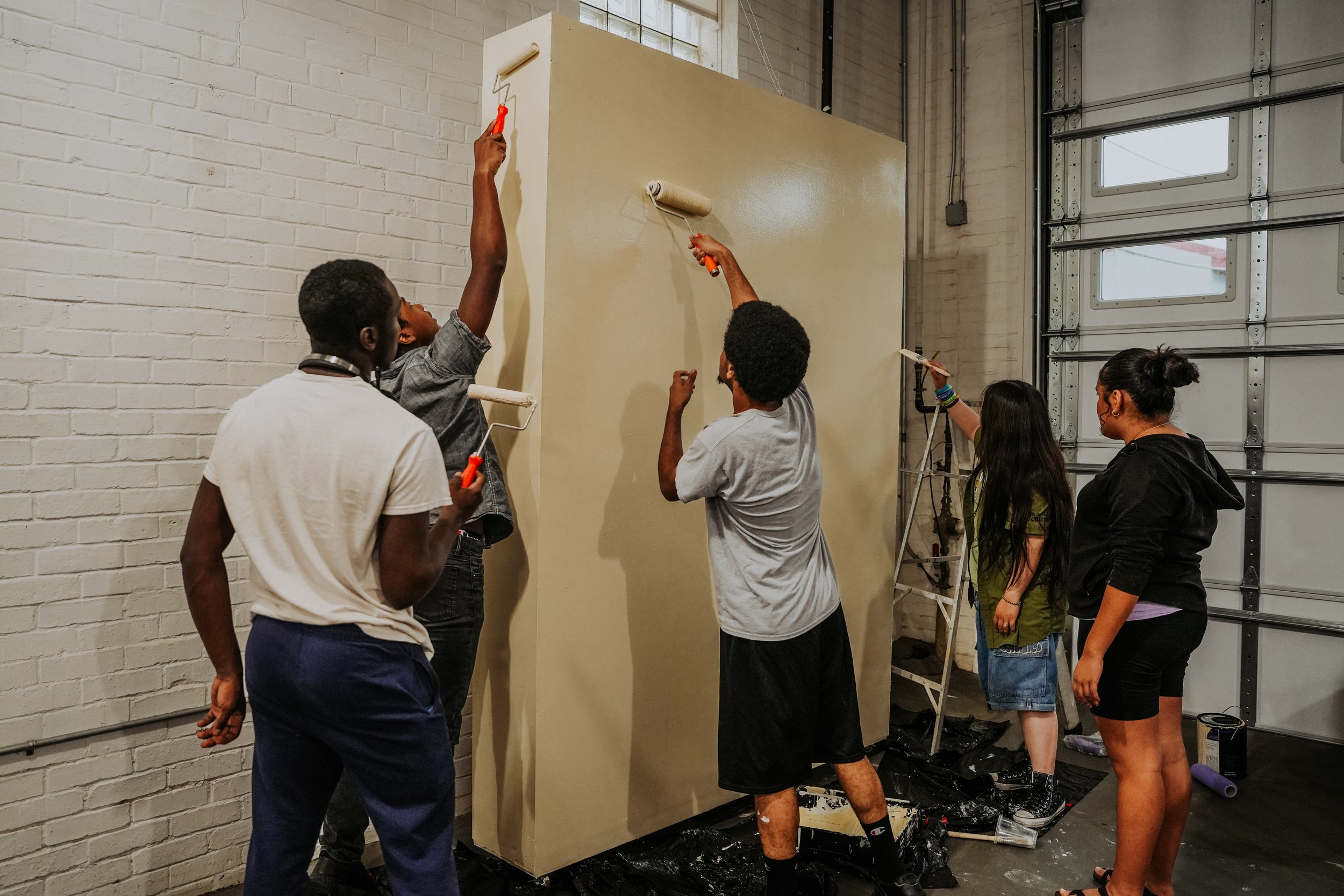 Black &amp; Brown Solidarity | Mural Painting