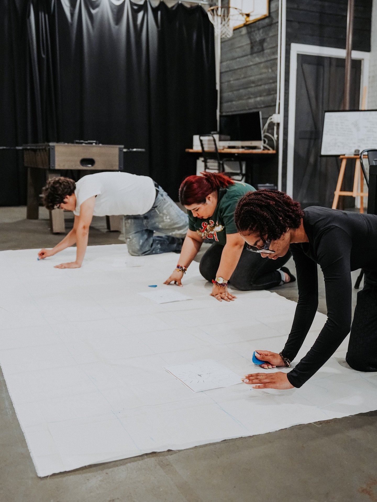 BTS: The process of the Mural Painting made by Gabe, Amie, and Yekseny. The mural, titled &ldquo;Under the Same Sun.&rdquo; Going through each photo, you get to see it all come together, how exciting! Seeing the time spent and dedication put into a b