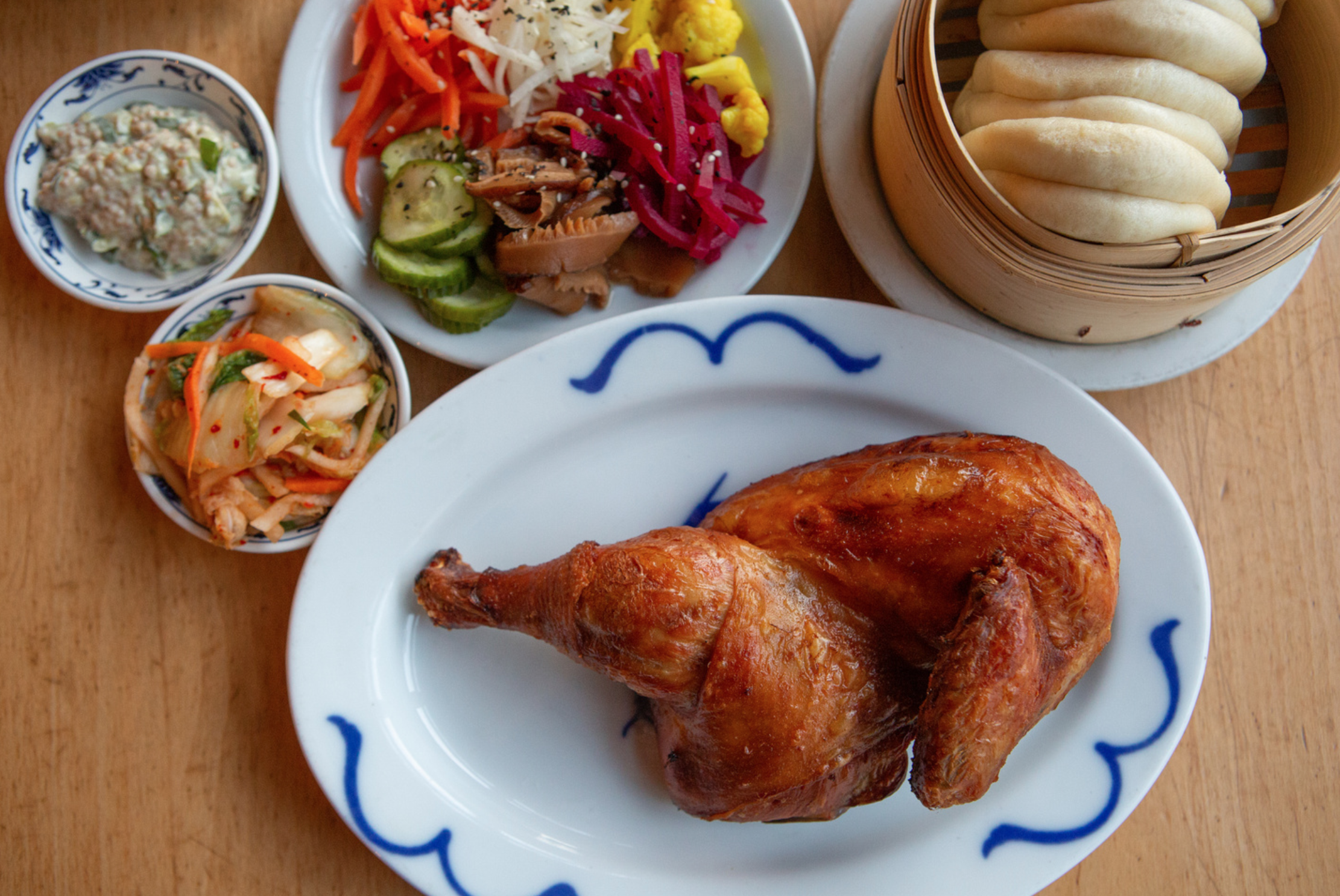 At our Eastside location on Thursday nights from 5-9pm, in addition to our regular menu , we offer Korean Fried Chicken. The Korean Fried Chicken is also available ANY evening after 5PM delivered by Caviar.
