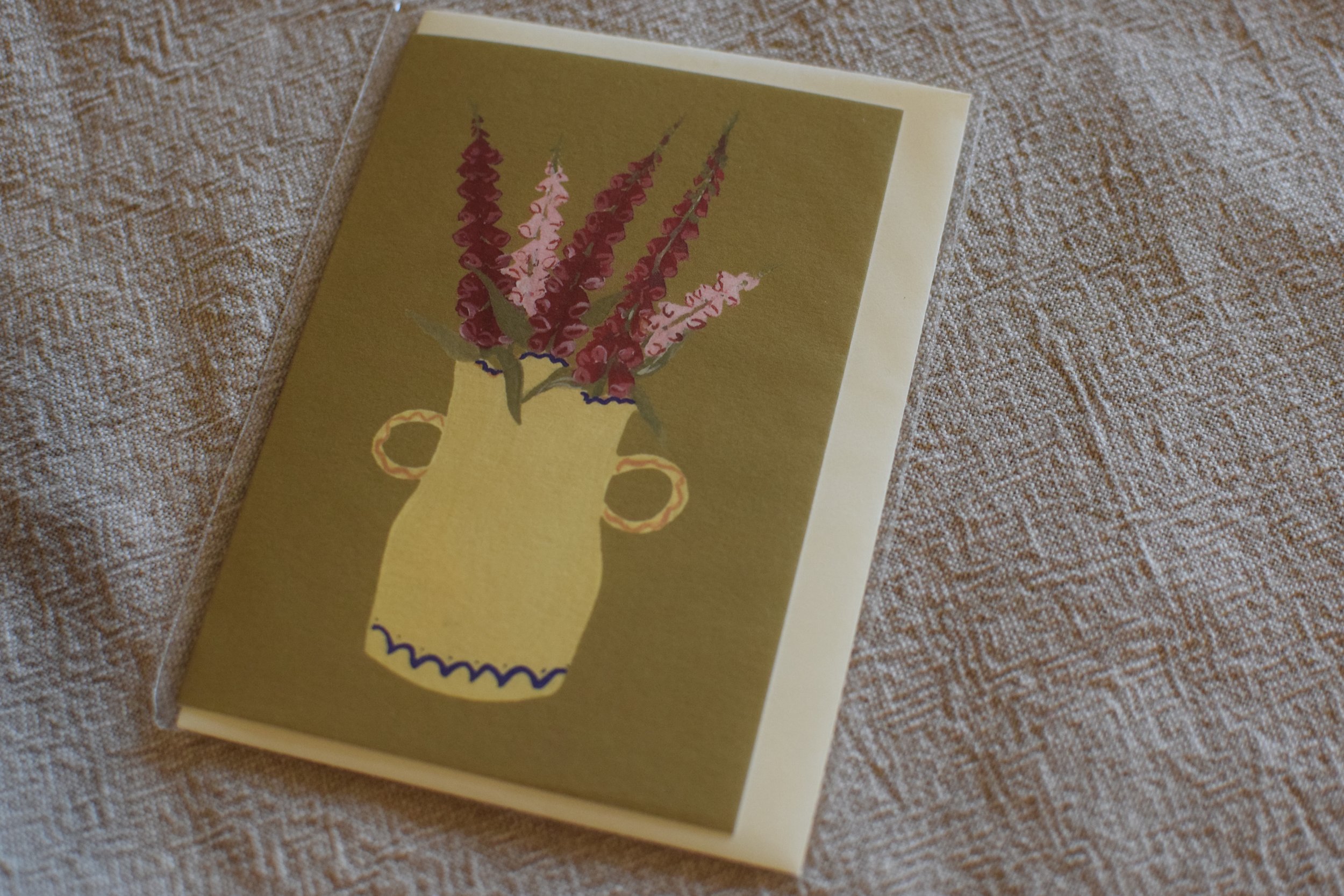 Foxgloves mini card