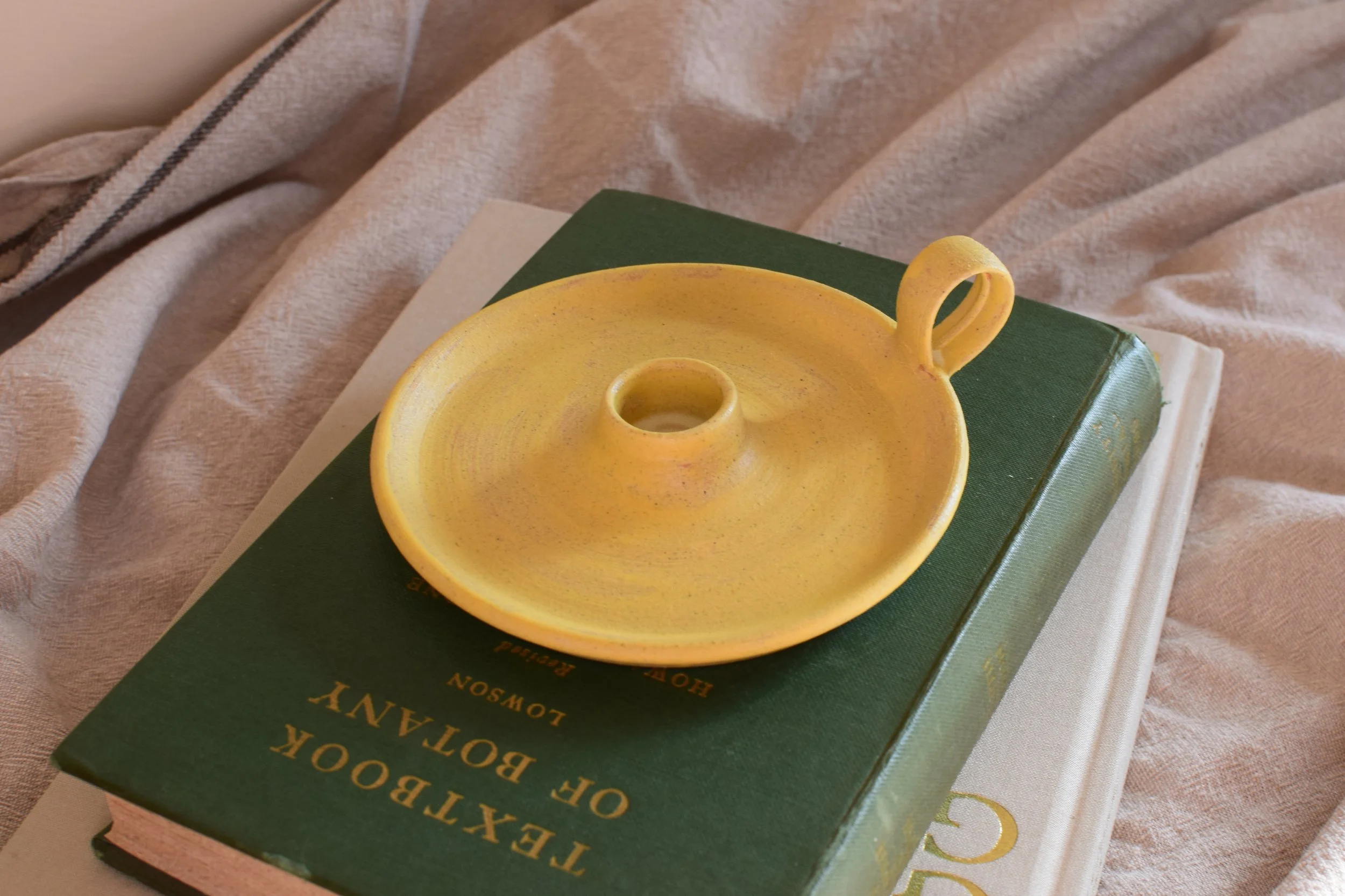 Nightingale Candleholder in Mustard