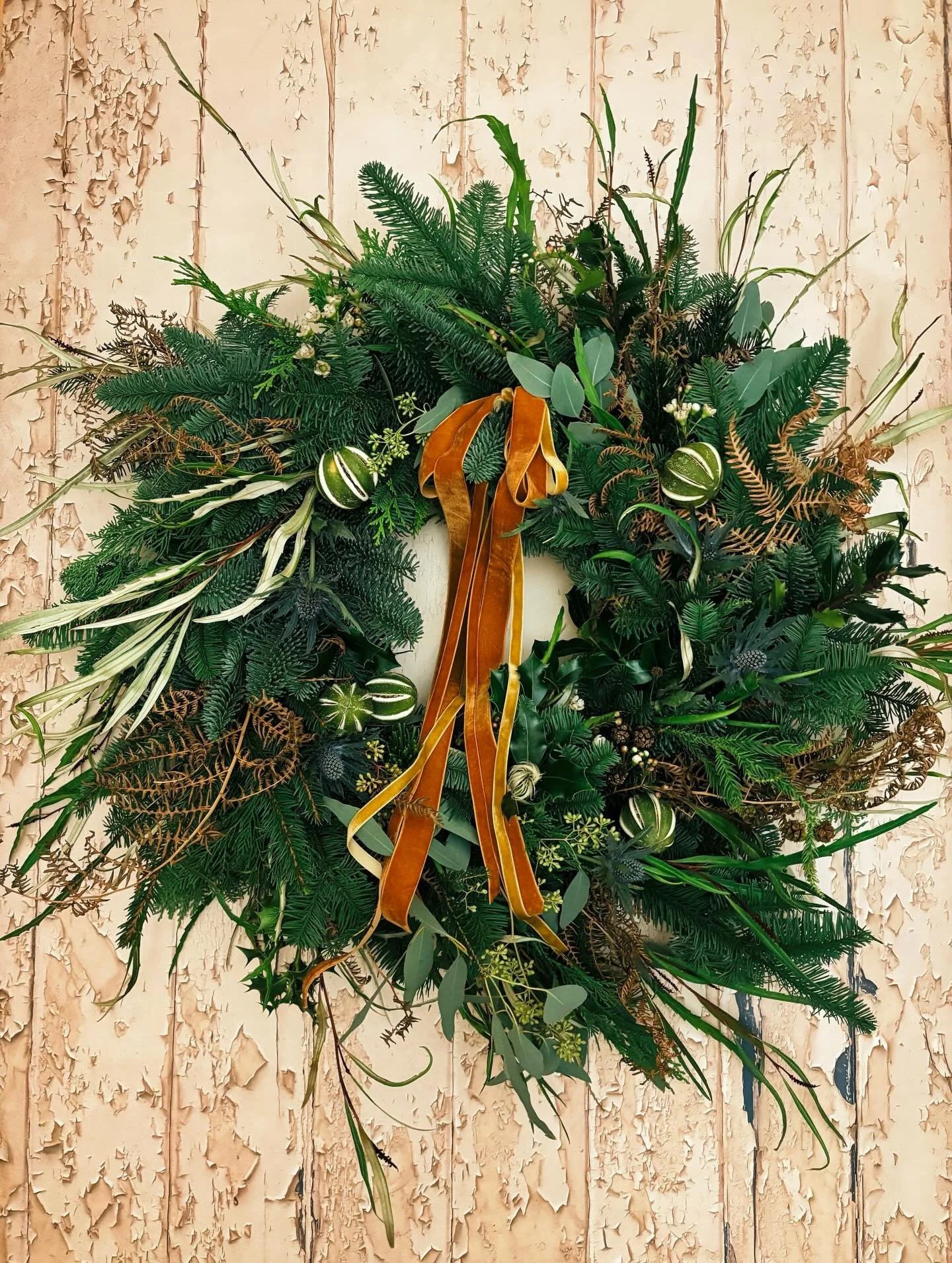 A beautiful wreath heading out the door to a lovely customer this afternoon. I&rsquo;ve been pretty rubbish at properly documenting my work and what I&rsquo;m up to this year. The challenge of doing it all solo I suppose. But, what I can say, is I&rs
