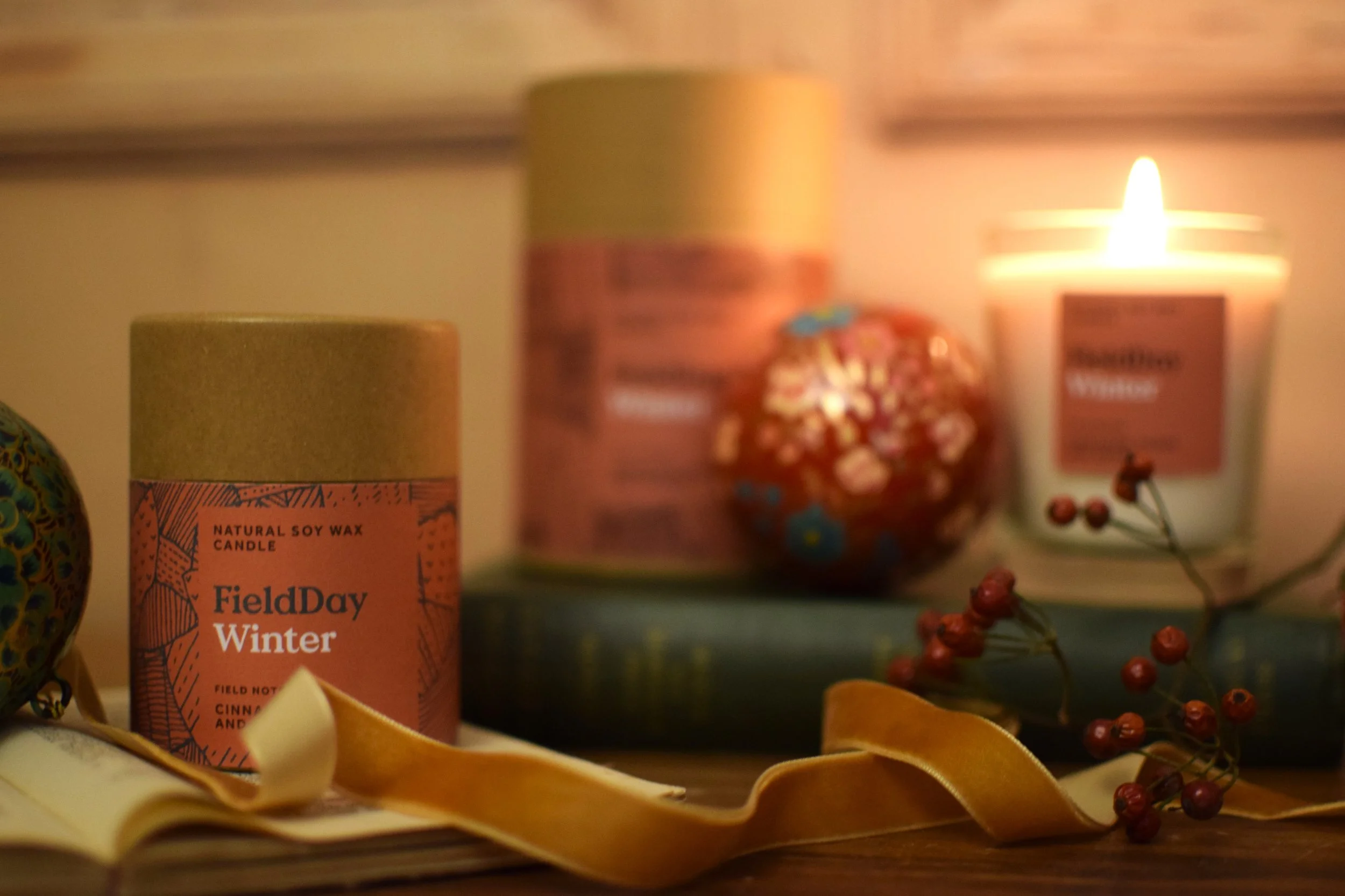 Christmas Winter Small Candle